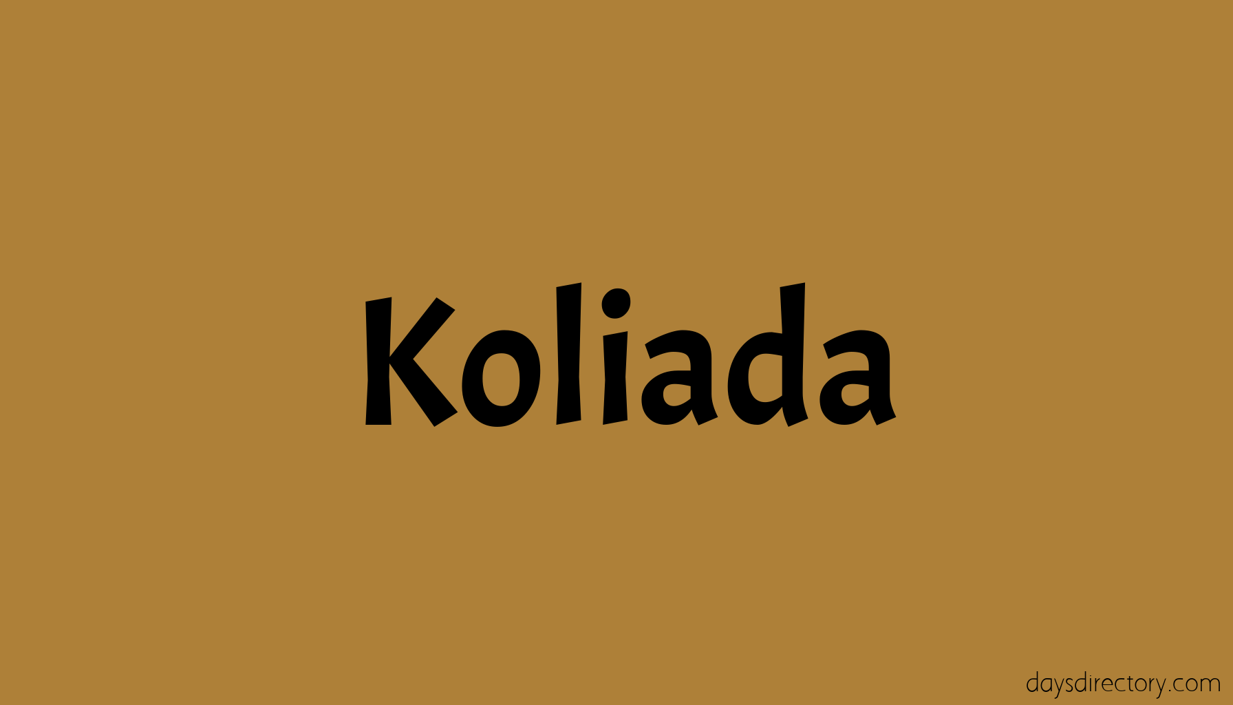 Koliada