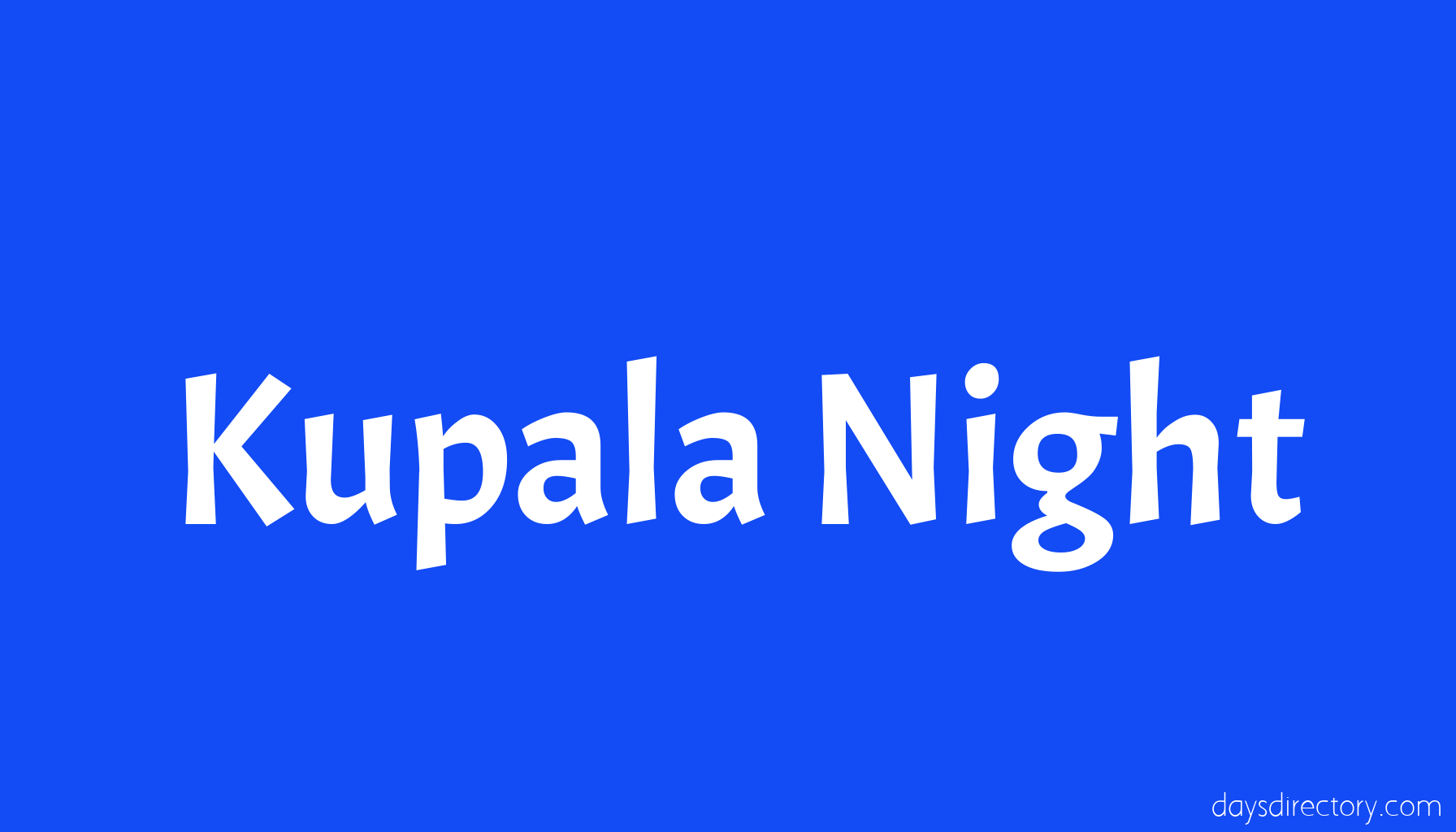 Kupala Night