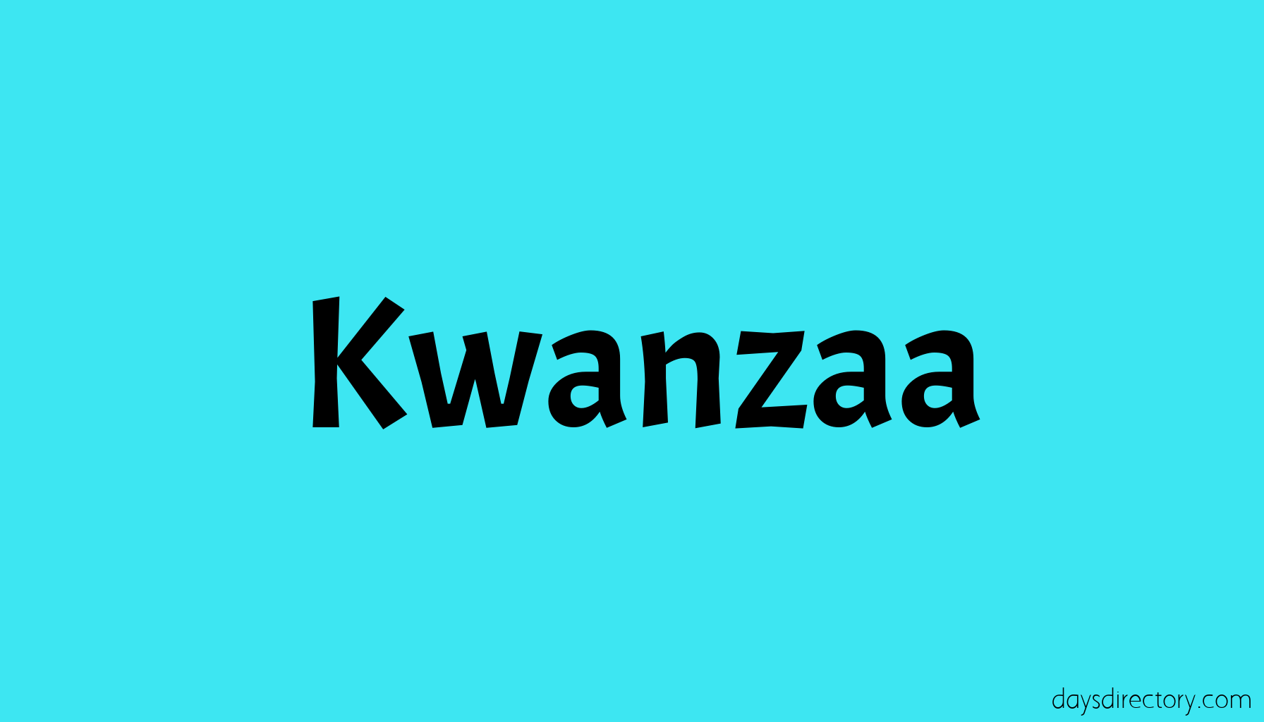 Kwanzaa