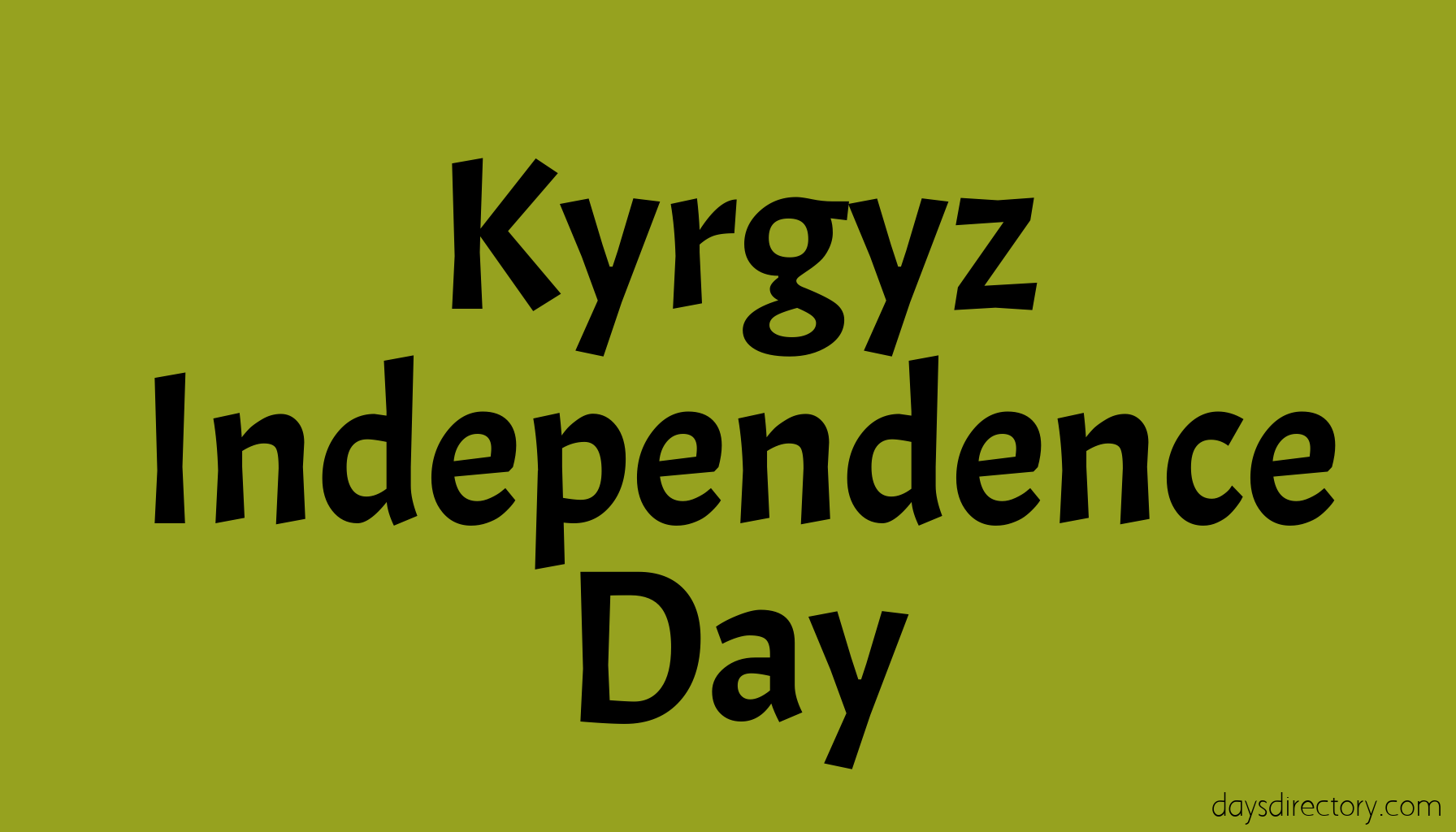 Kyrgyz Independence Day