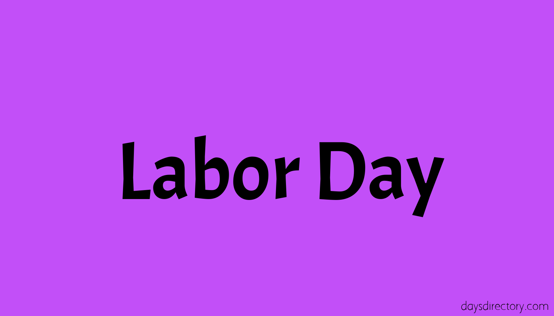Labor Day