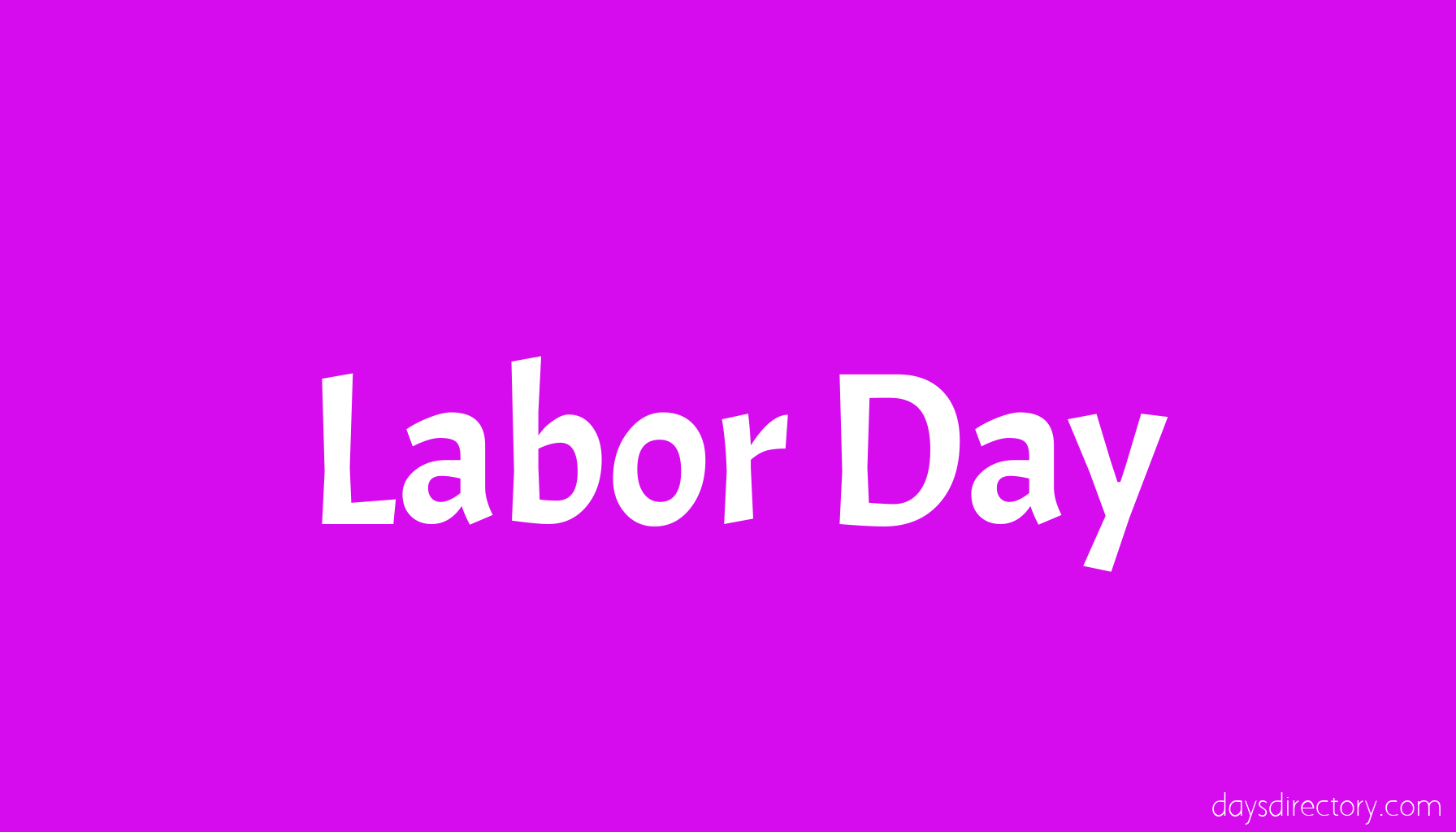 Labor Day