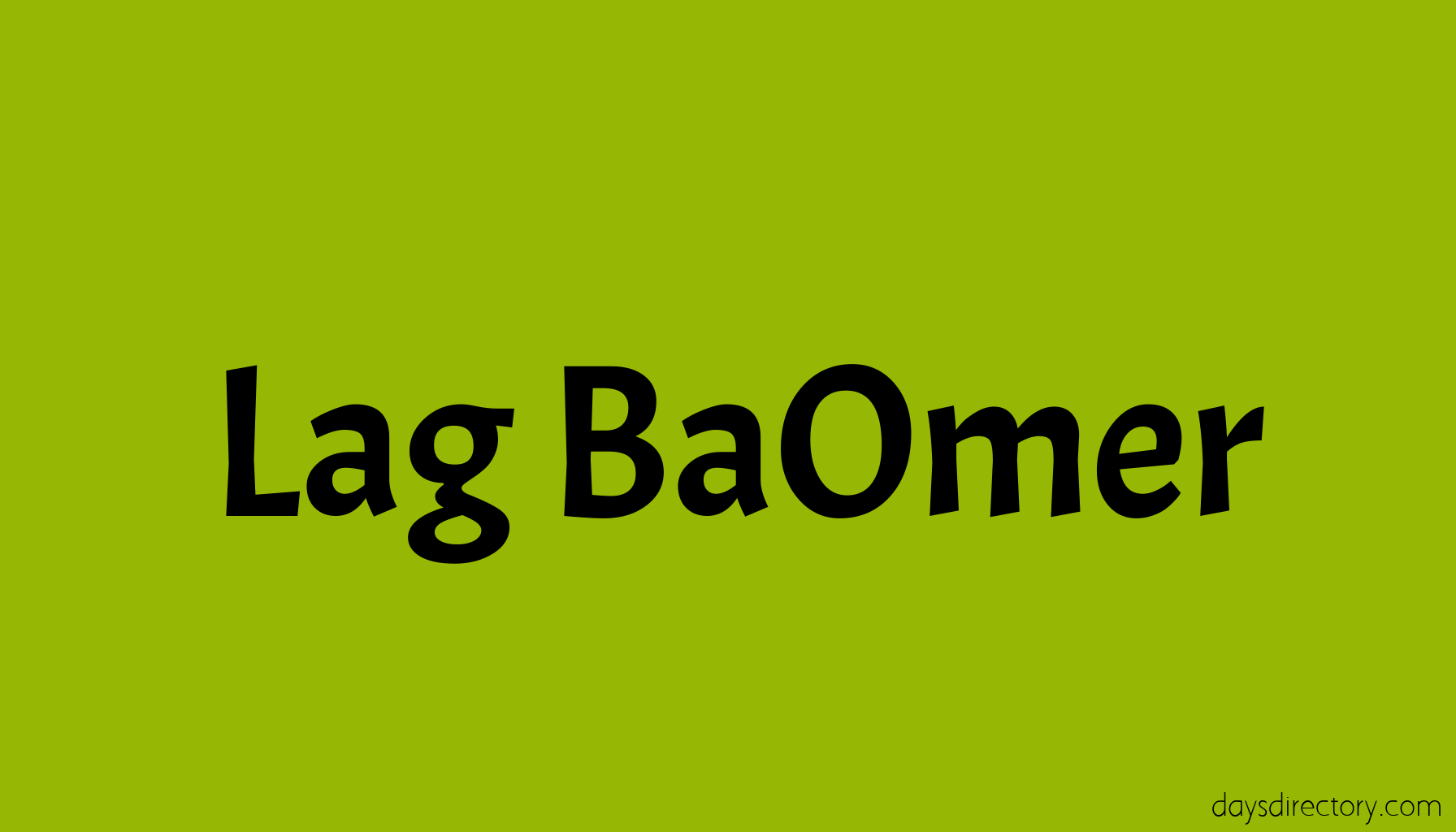 Lag BaOmer