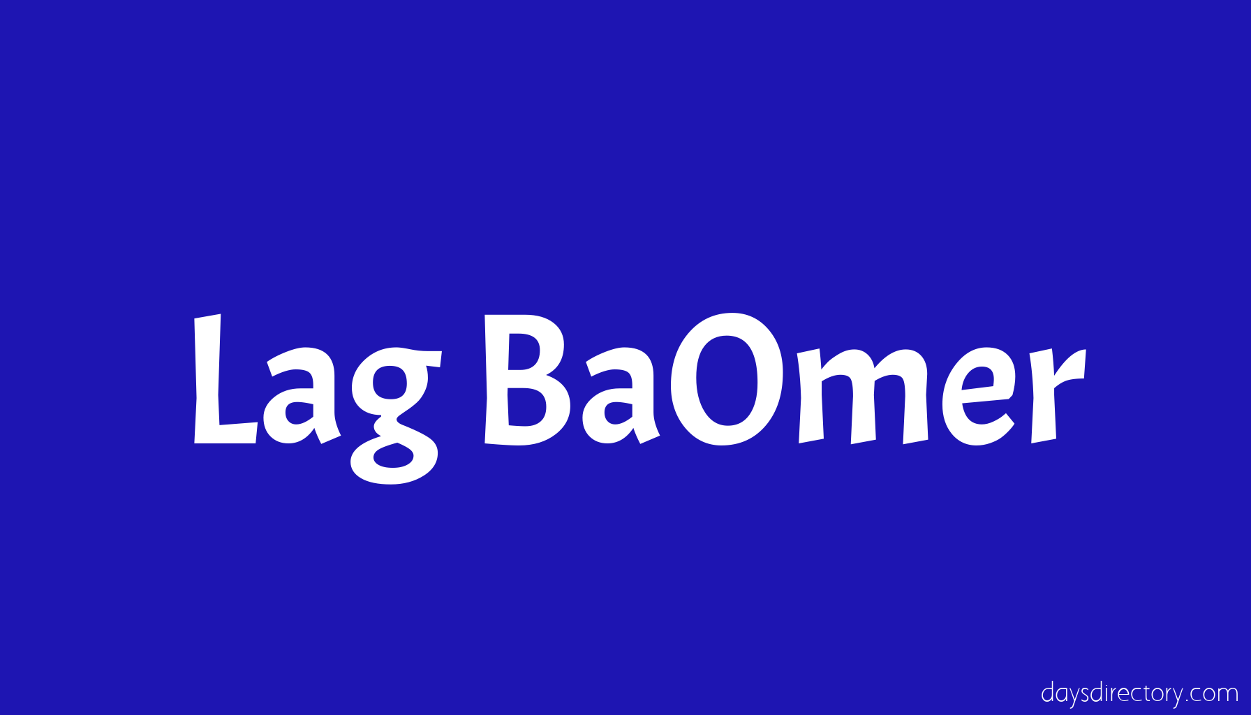 Lag BaOmer