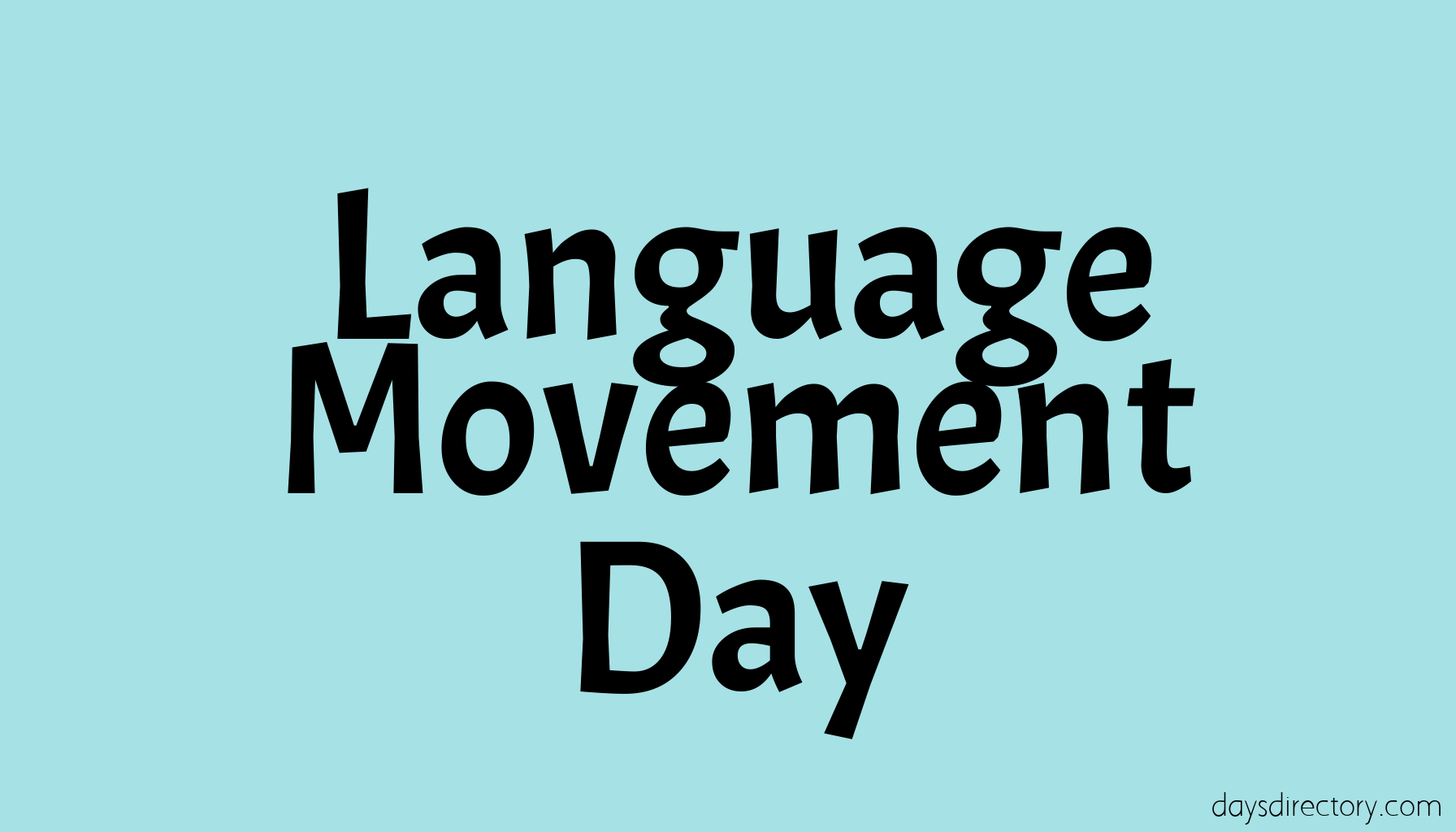 Language Movement Day
