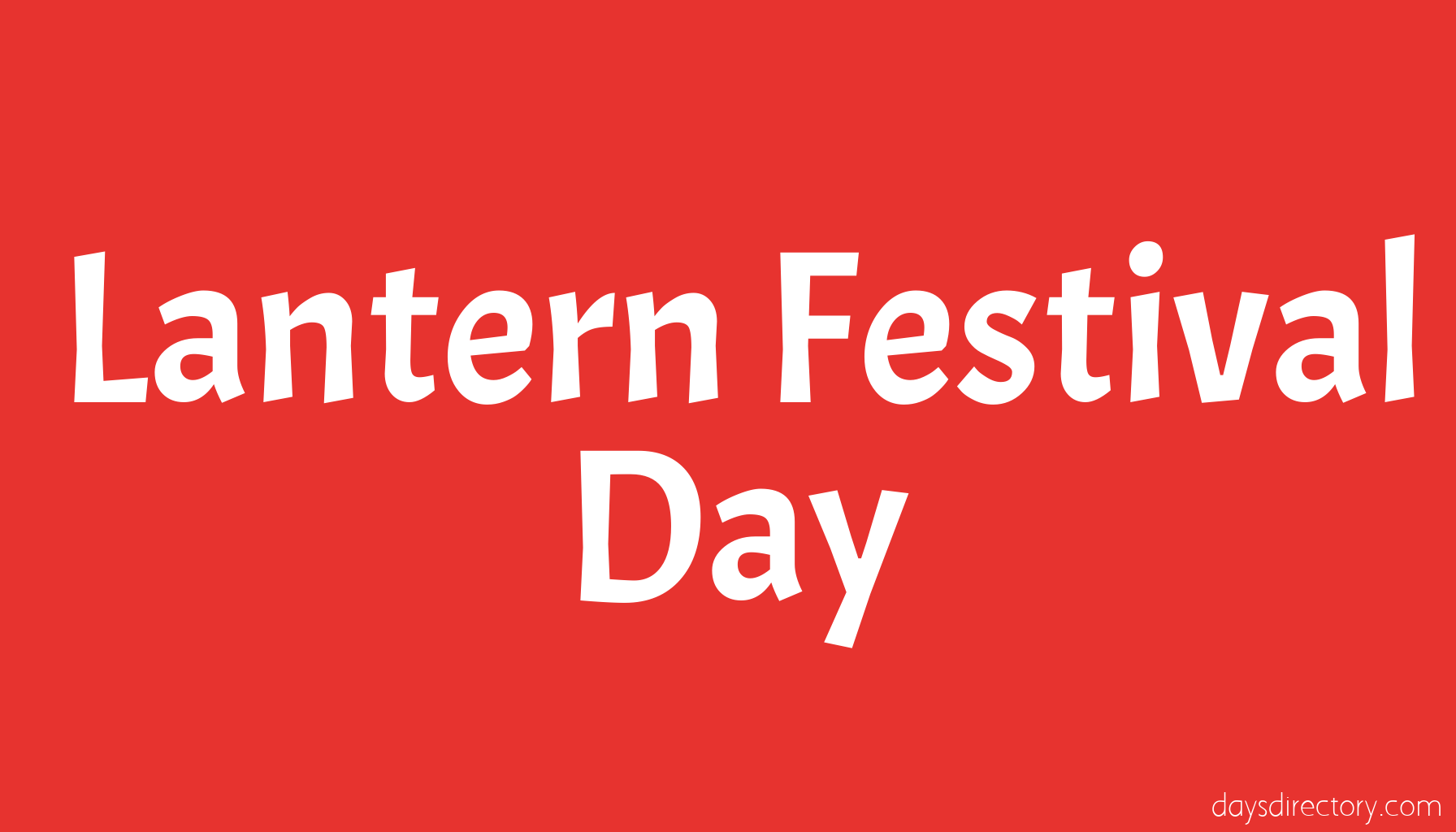 Lantern Festival Day