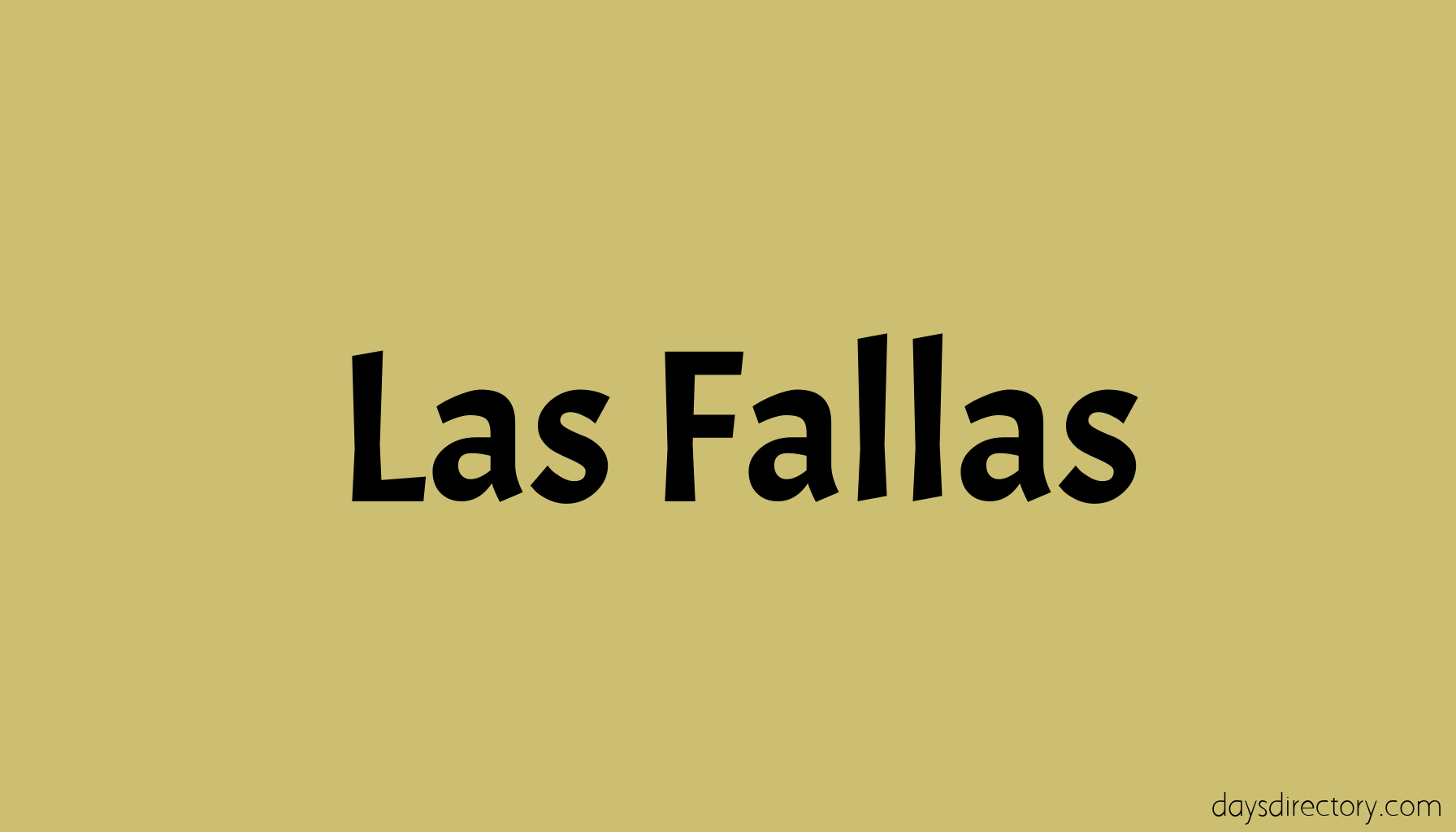 Las Fallas