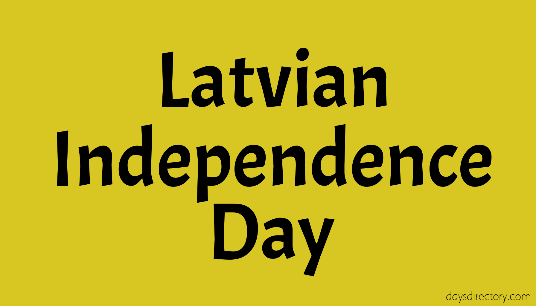 Latvian Independence Day