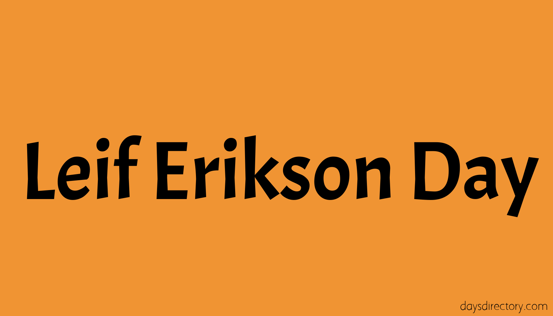 Leif Erikson Day