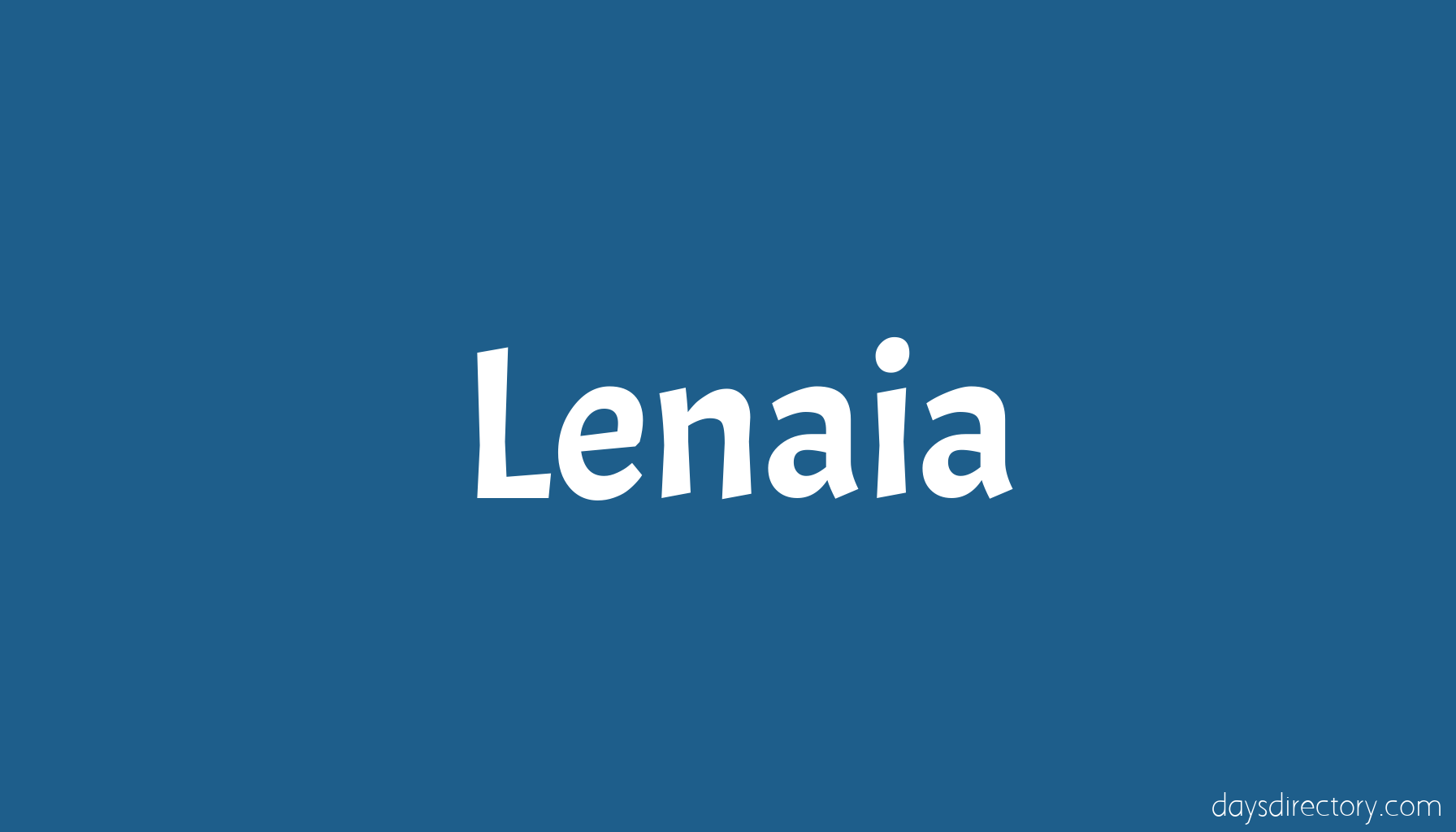 Lenaia