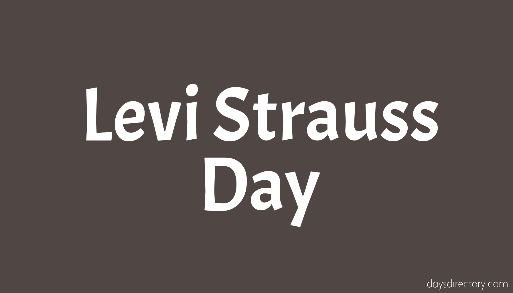 Levi Strauss Day