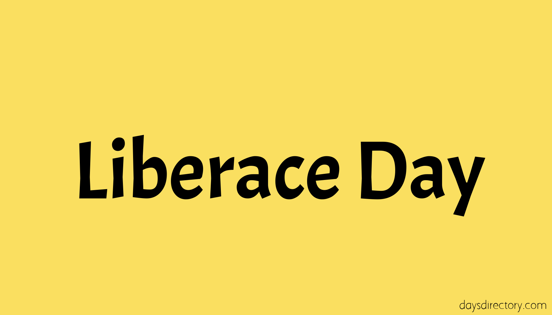 Liberace Day