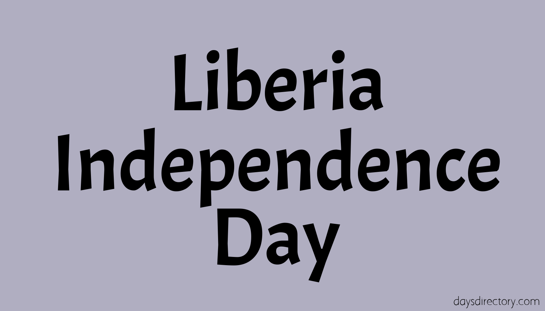 Liberia Independence Day
