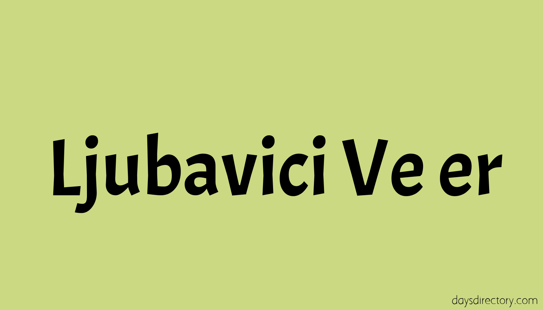 Ljubavici Ve?er