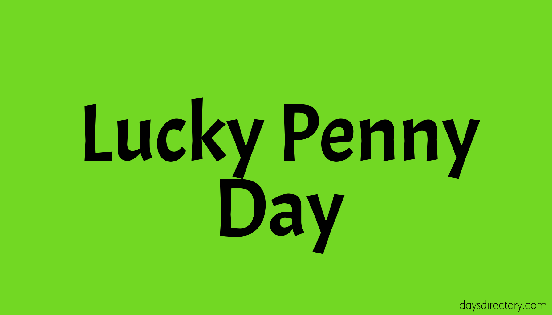 Lucky Penny Day