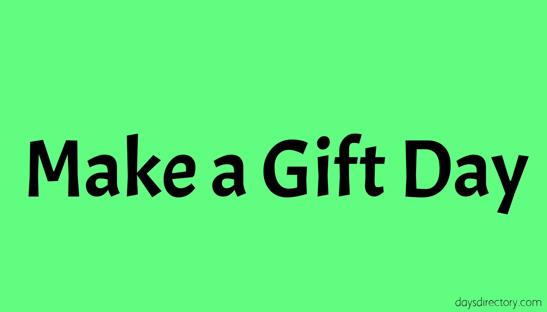 Make a Gift Day