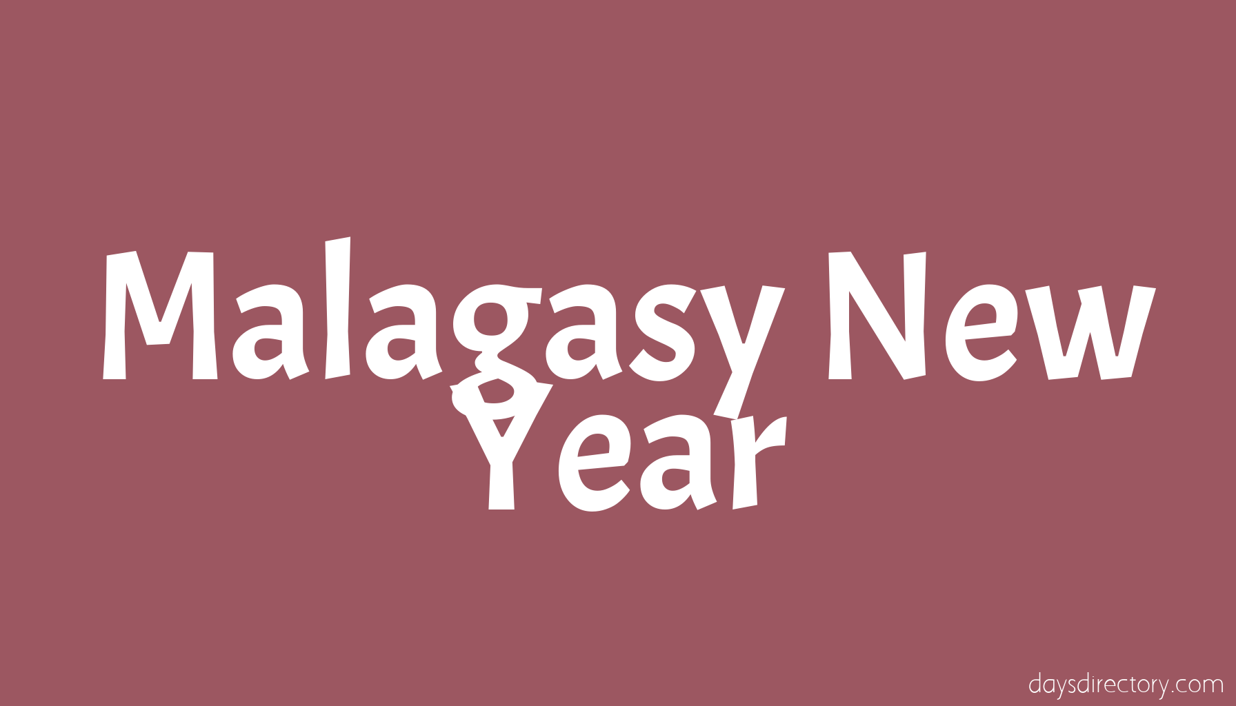 Malagasy New Year