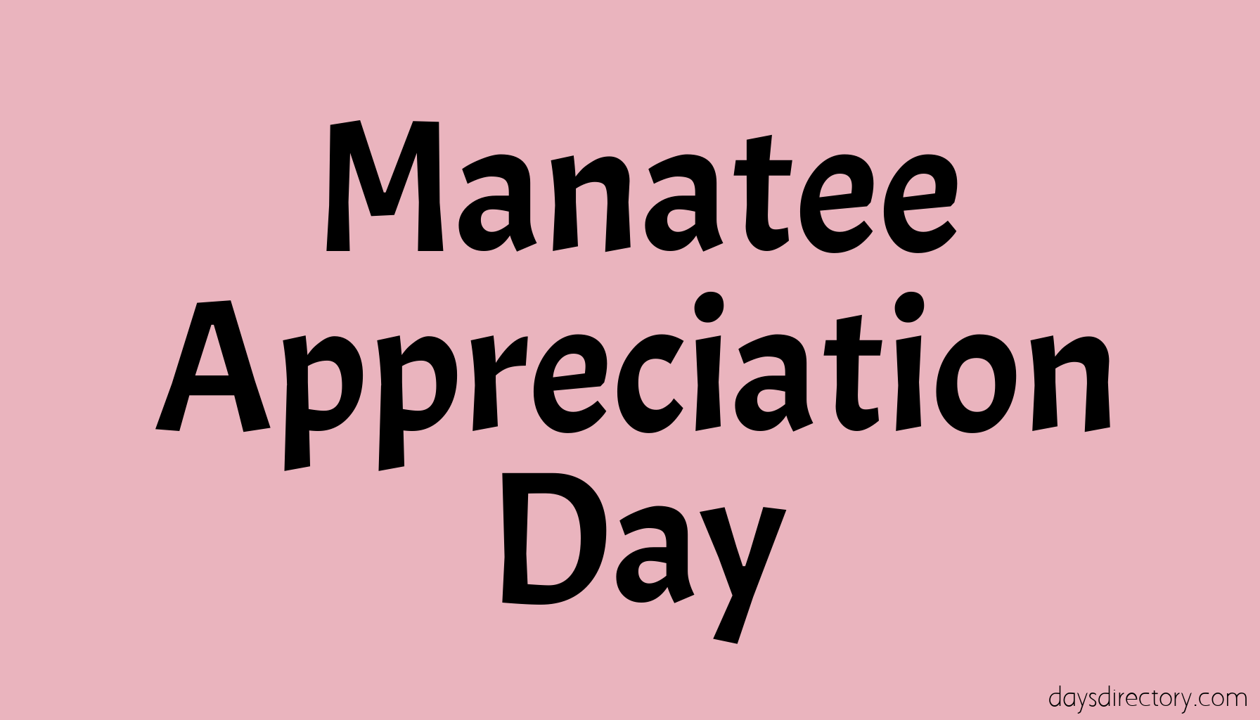 Manatee Appreciation Day
