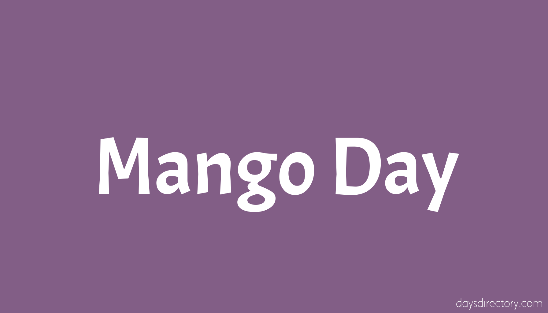 Mango Day