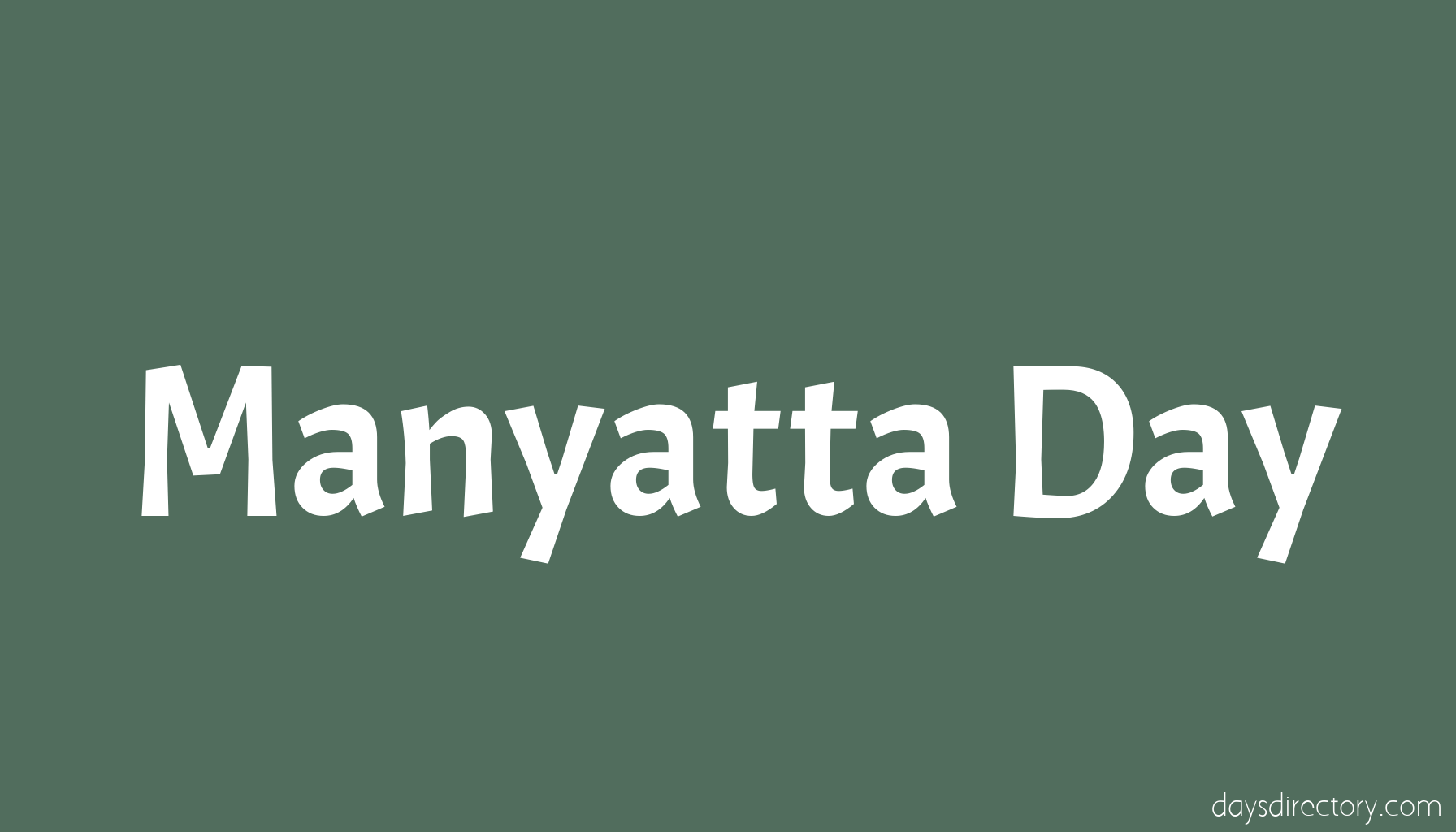 Manyatta Day