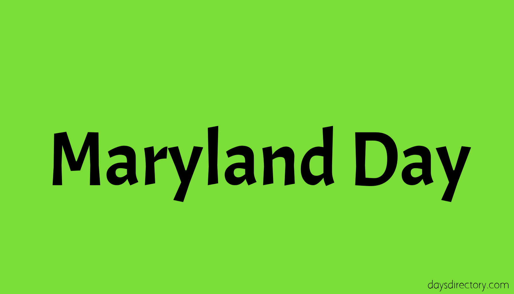 Maryland Day