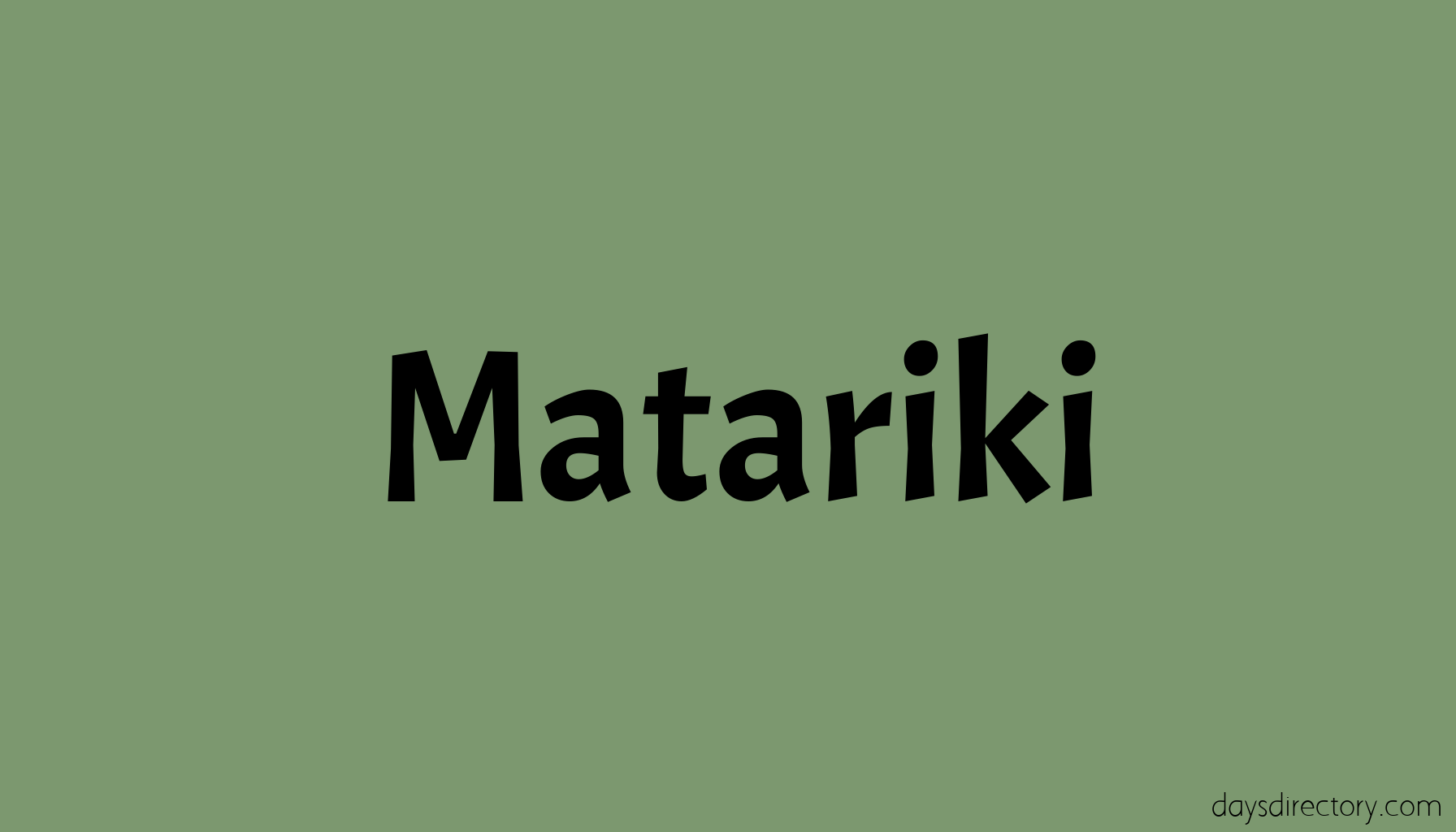 Matariki
