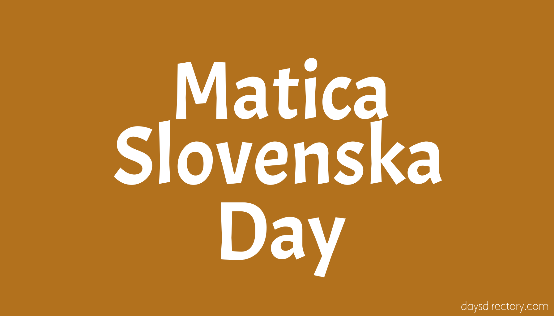 Matica Slovenska Day