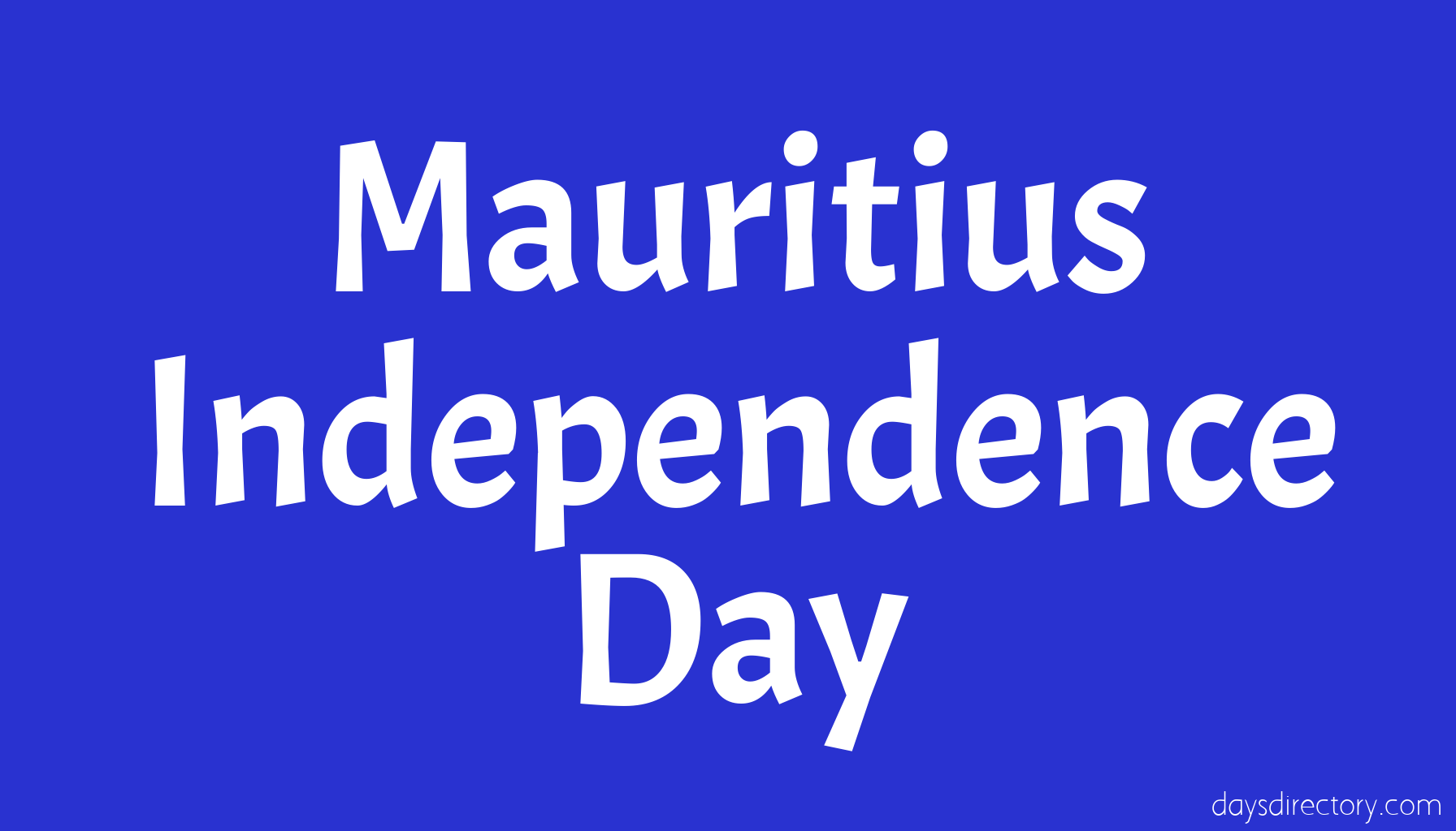 Mauritius Independence Day