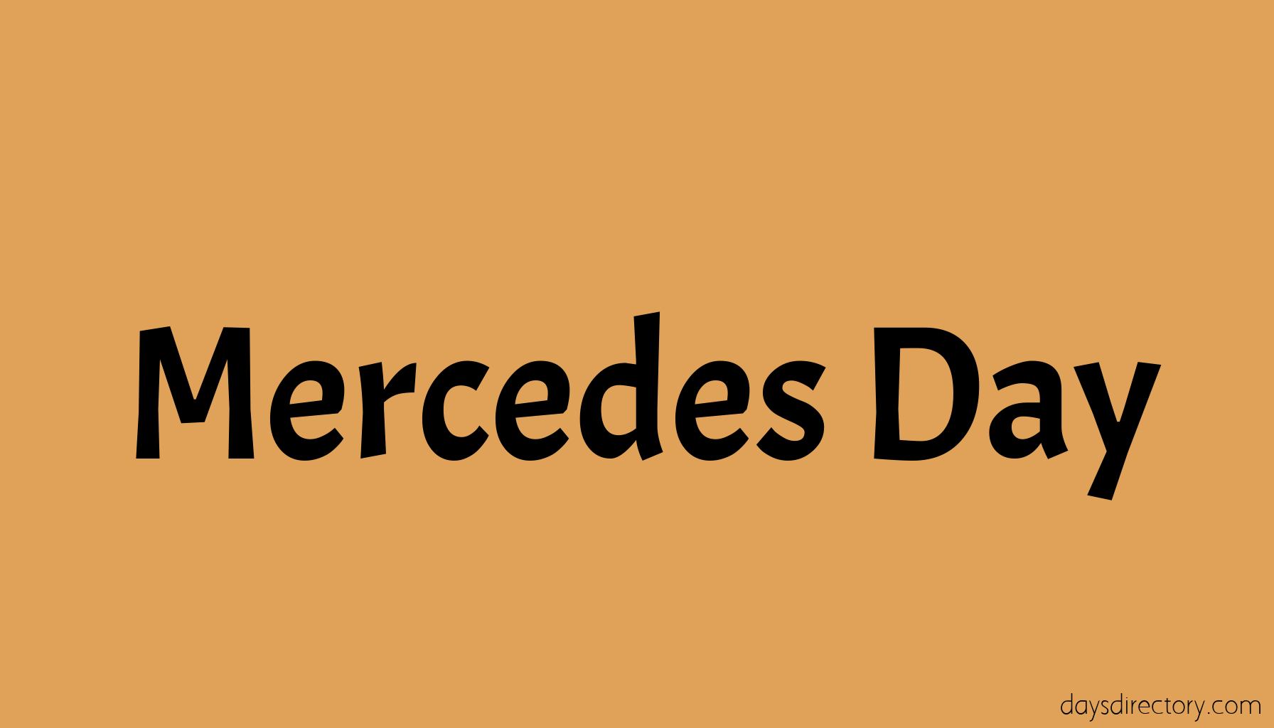 Mercedes Day