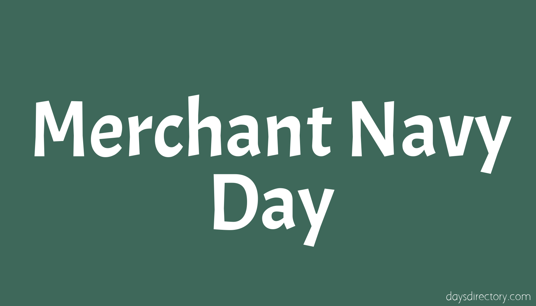 Merchant Navy Day