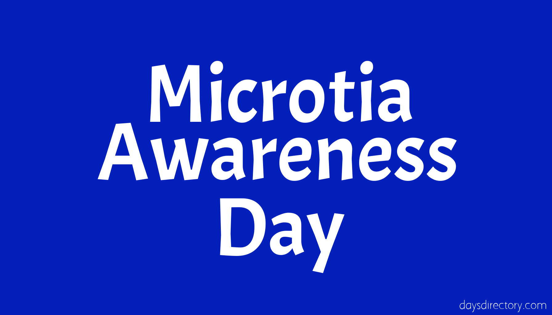 Microtia Awareness Day