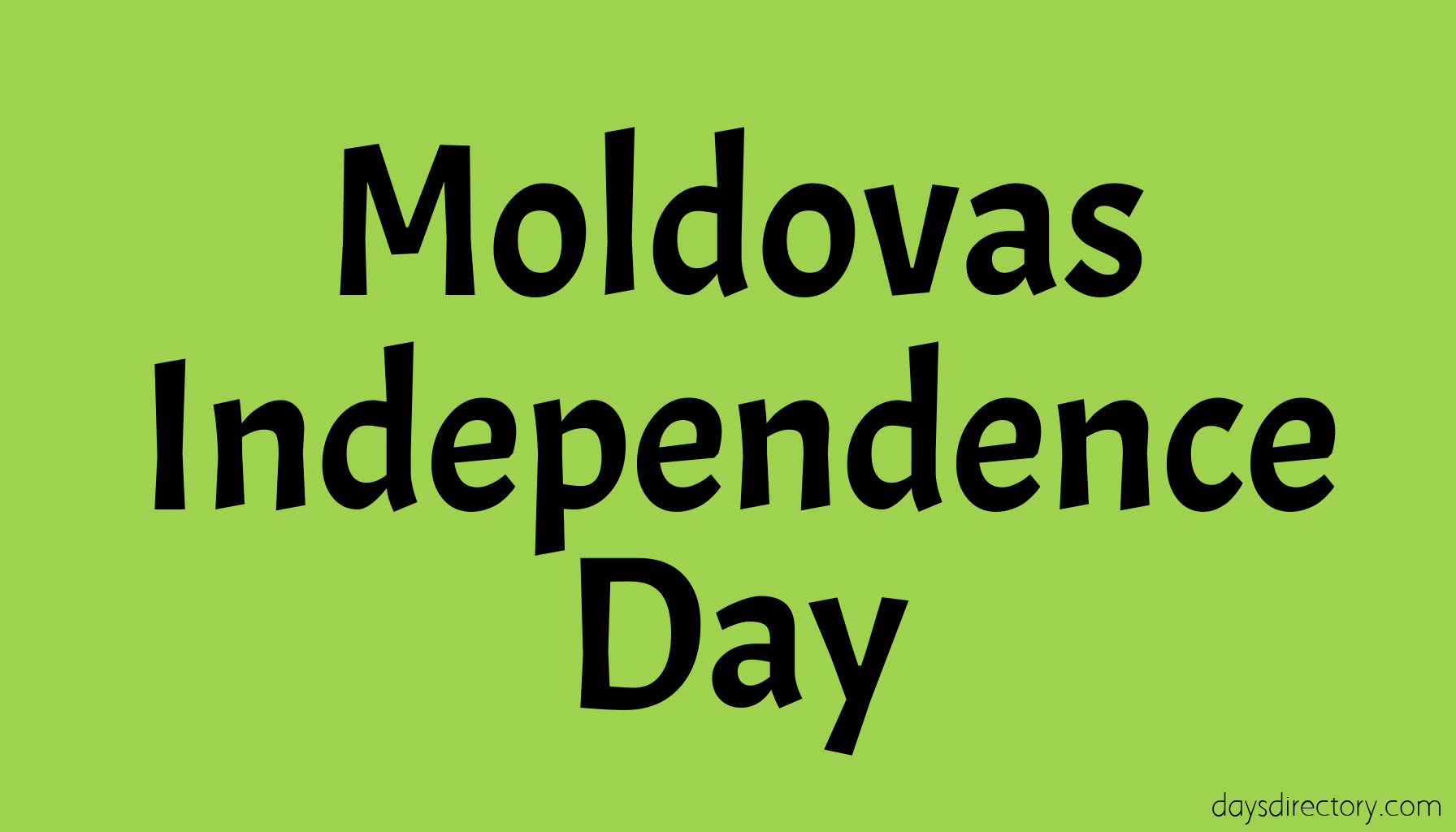 Moldovas Independence Day