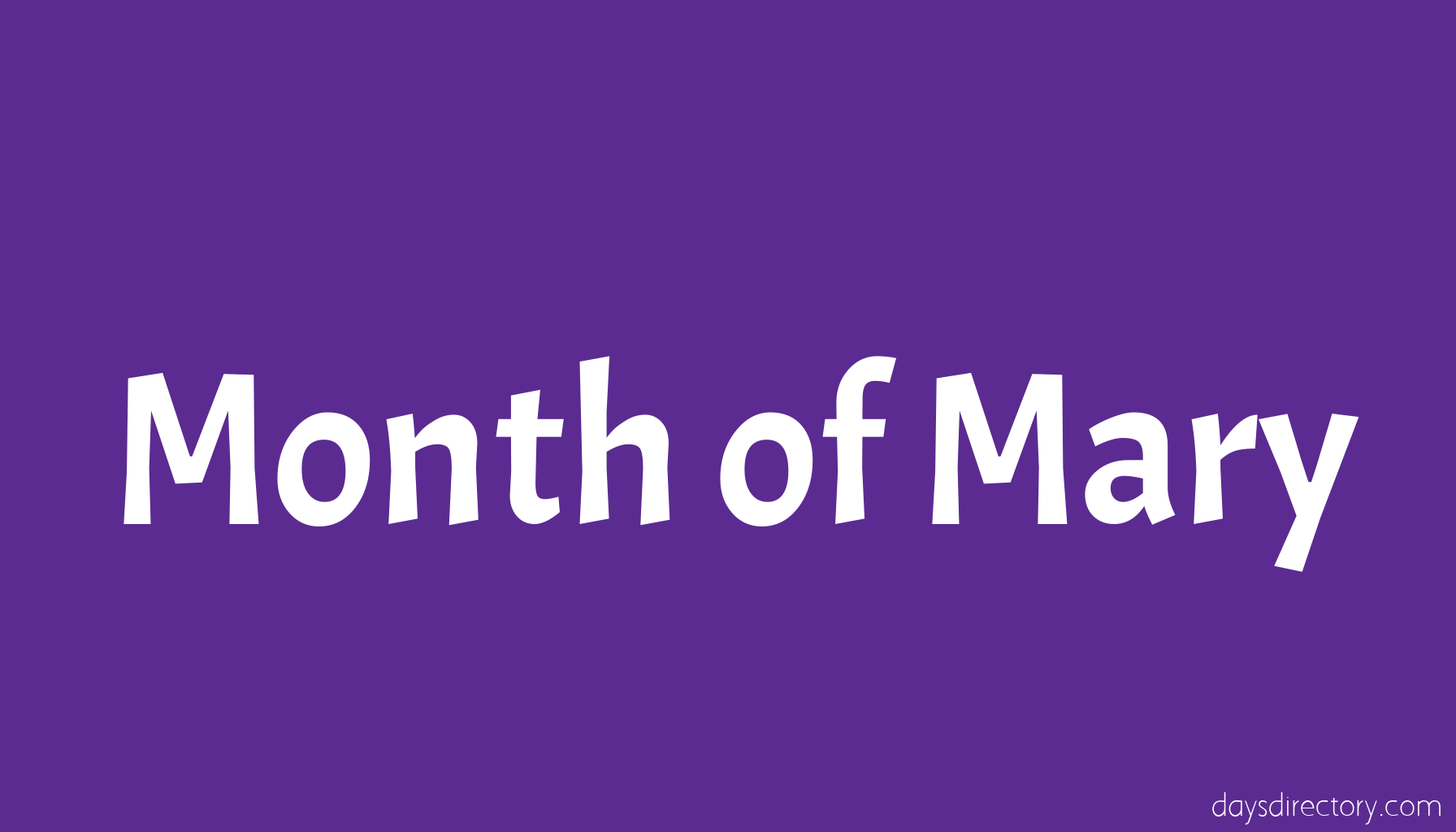 Month of Mary