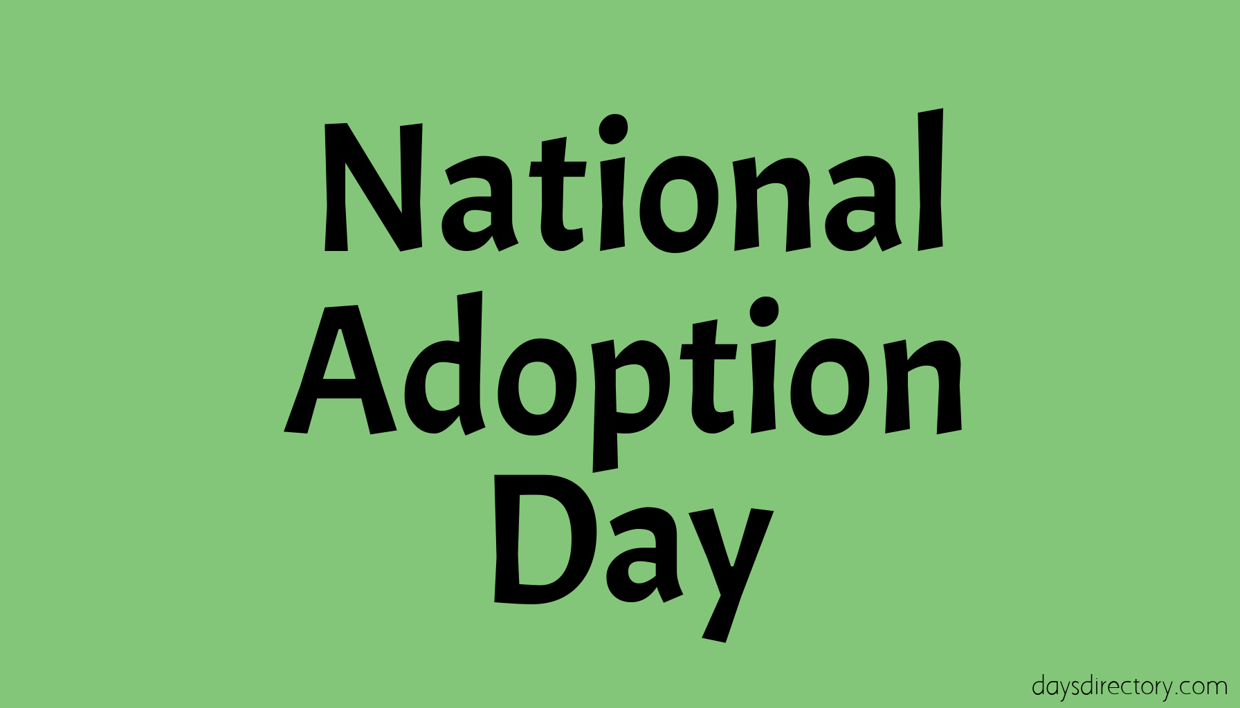 National Adoption Day