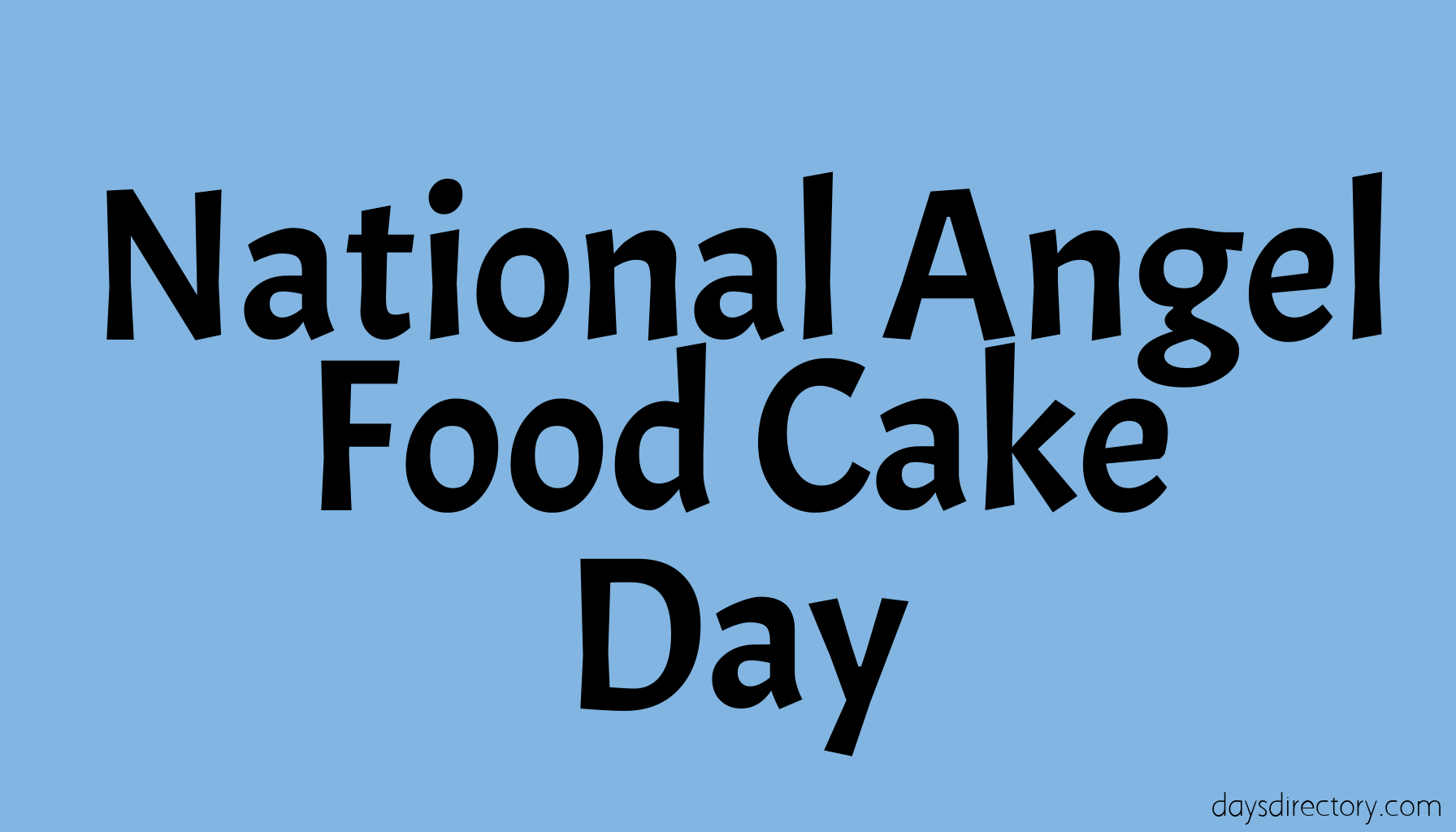 National Angel Food Cake Day