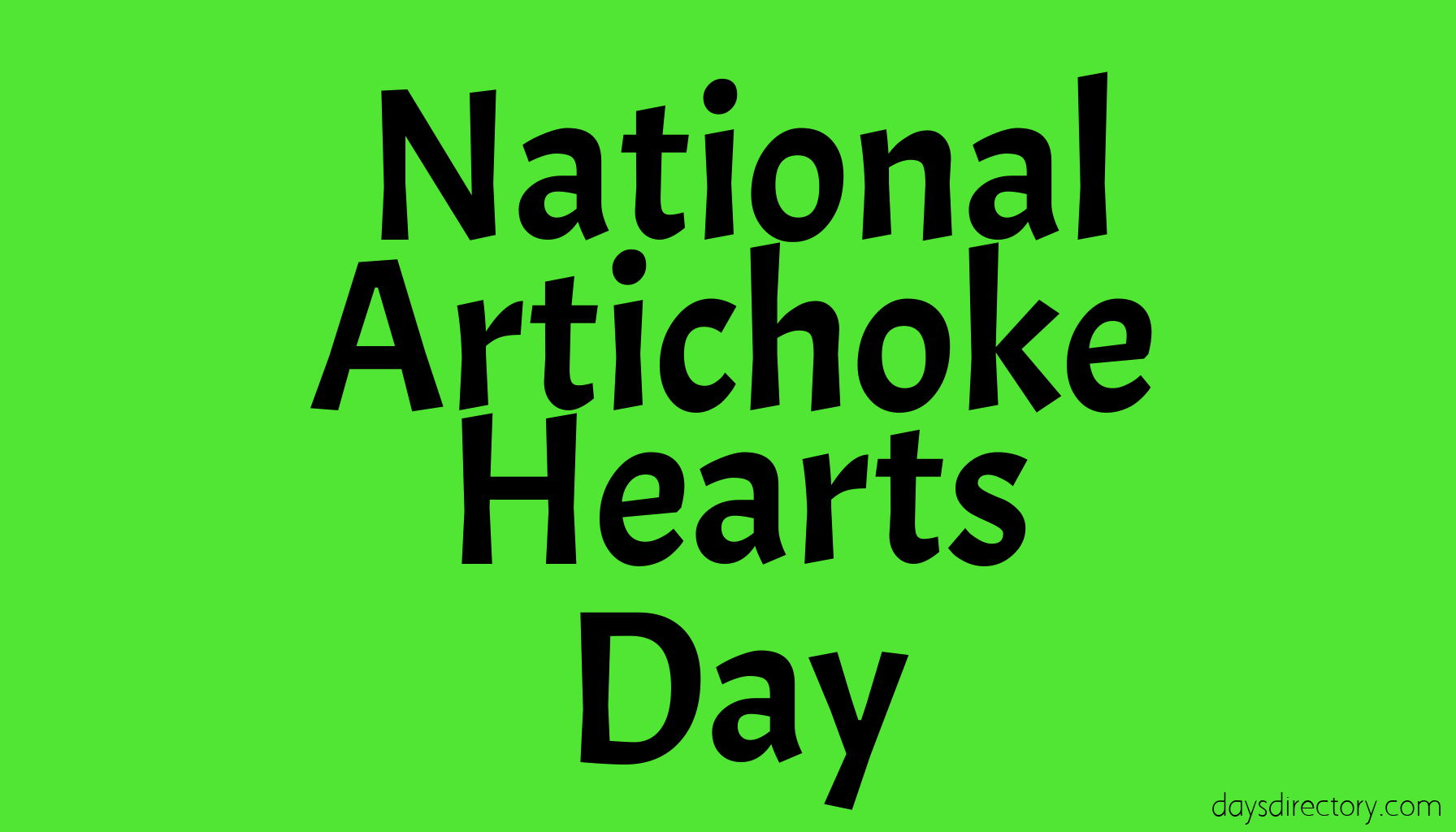 National Artichoke Hearts Day