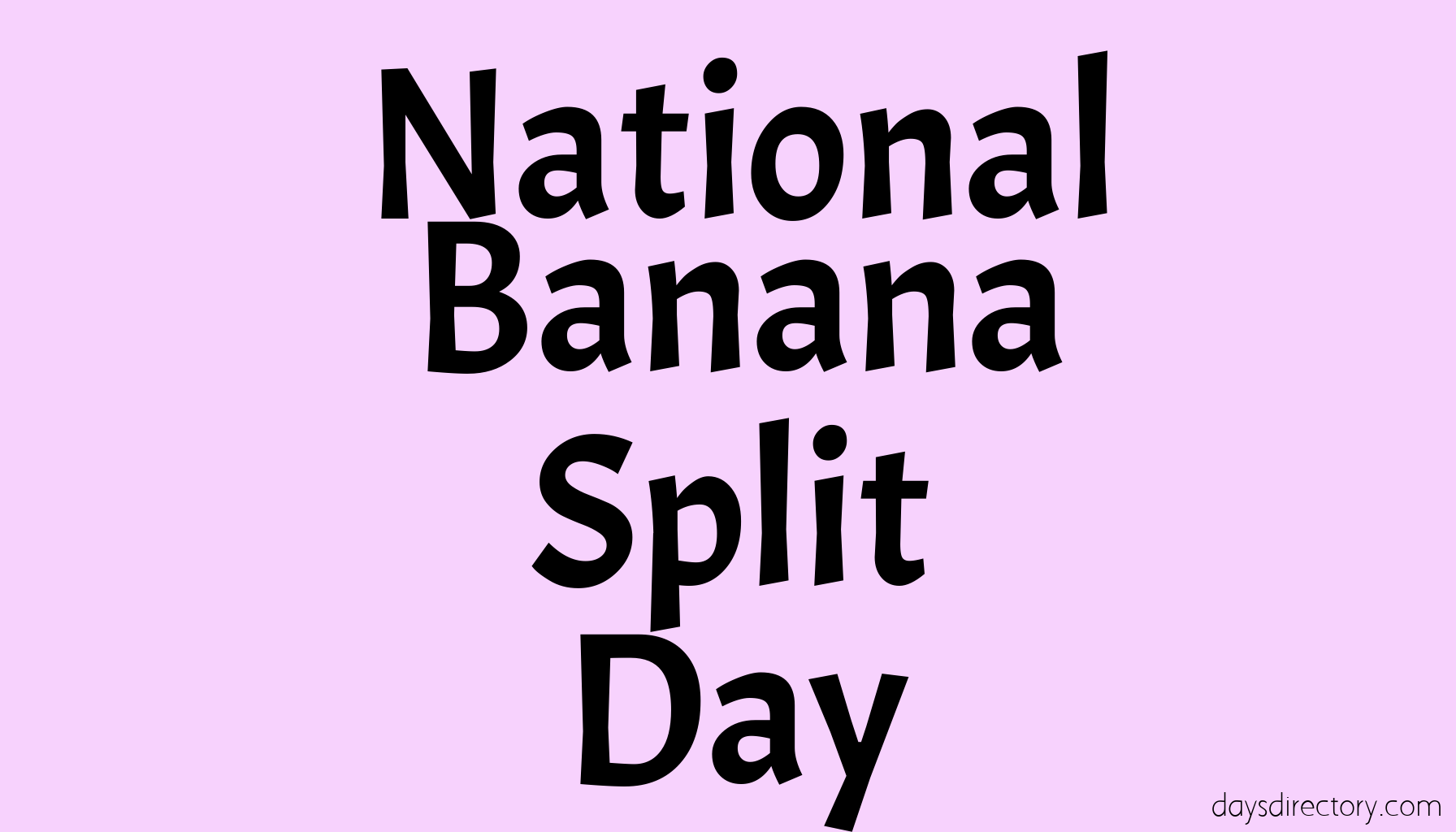 National Banana Split Day