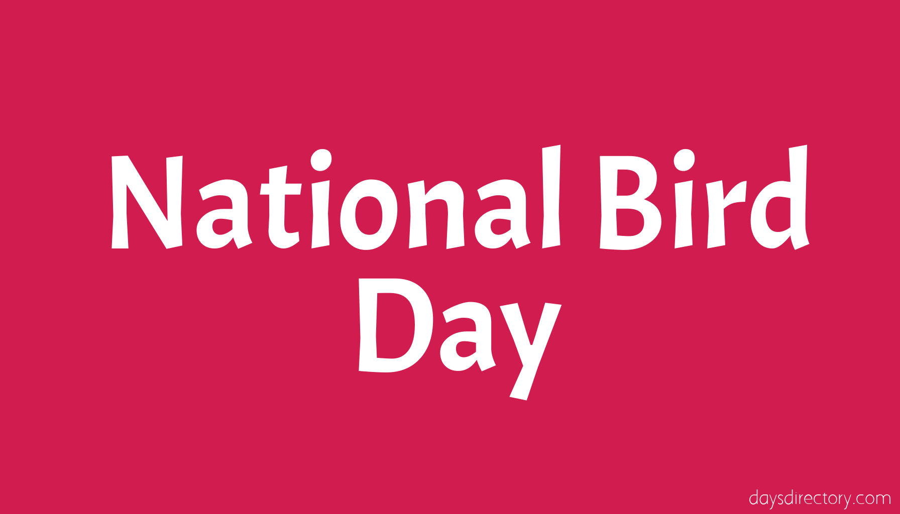 National Bird Day