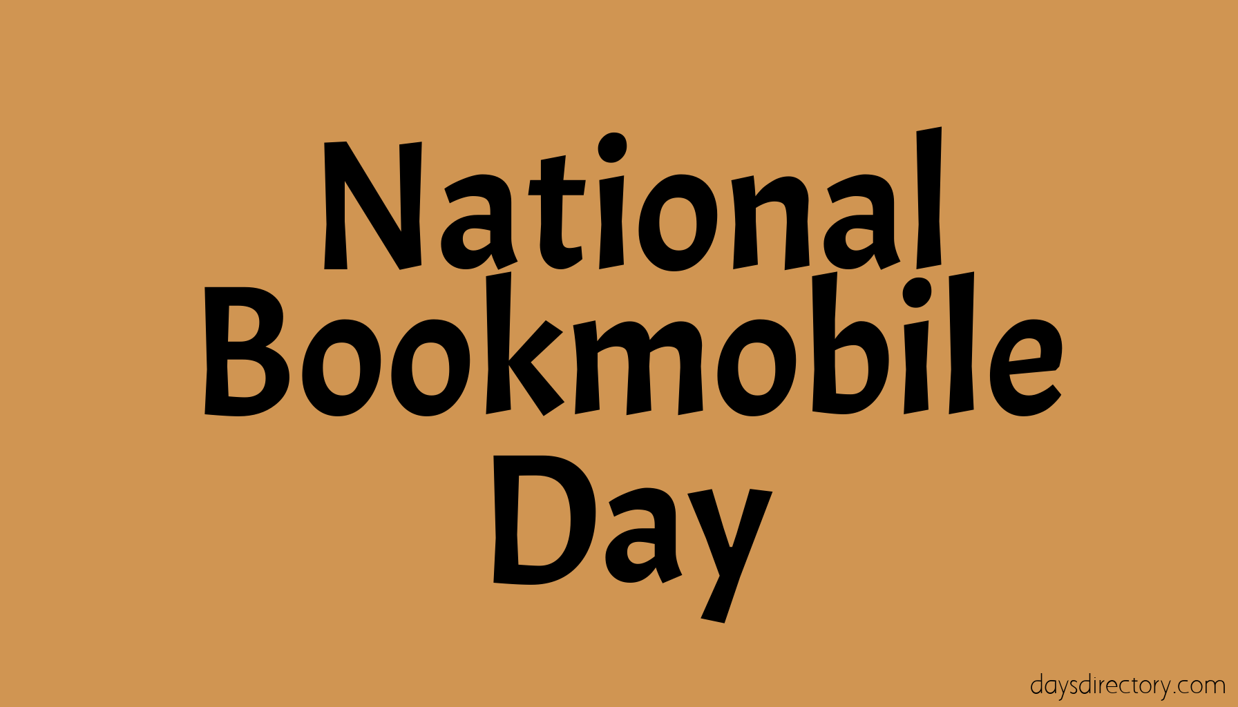 National Bookmobile Day