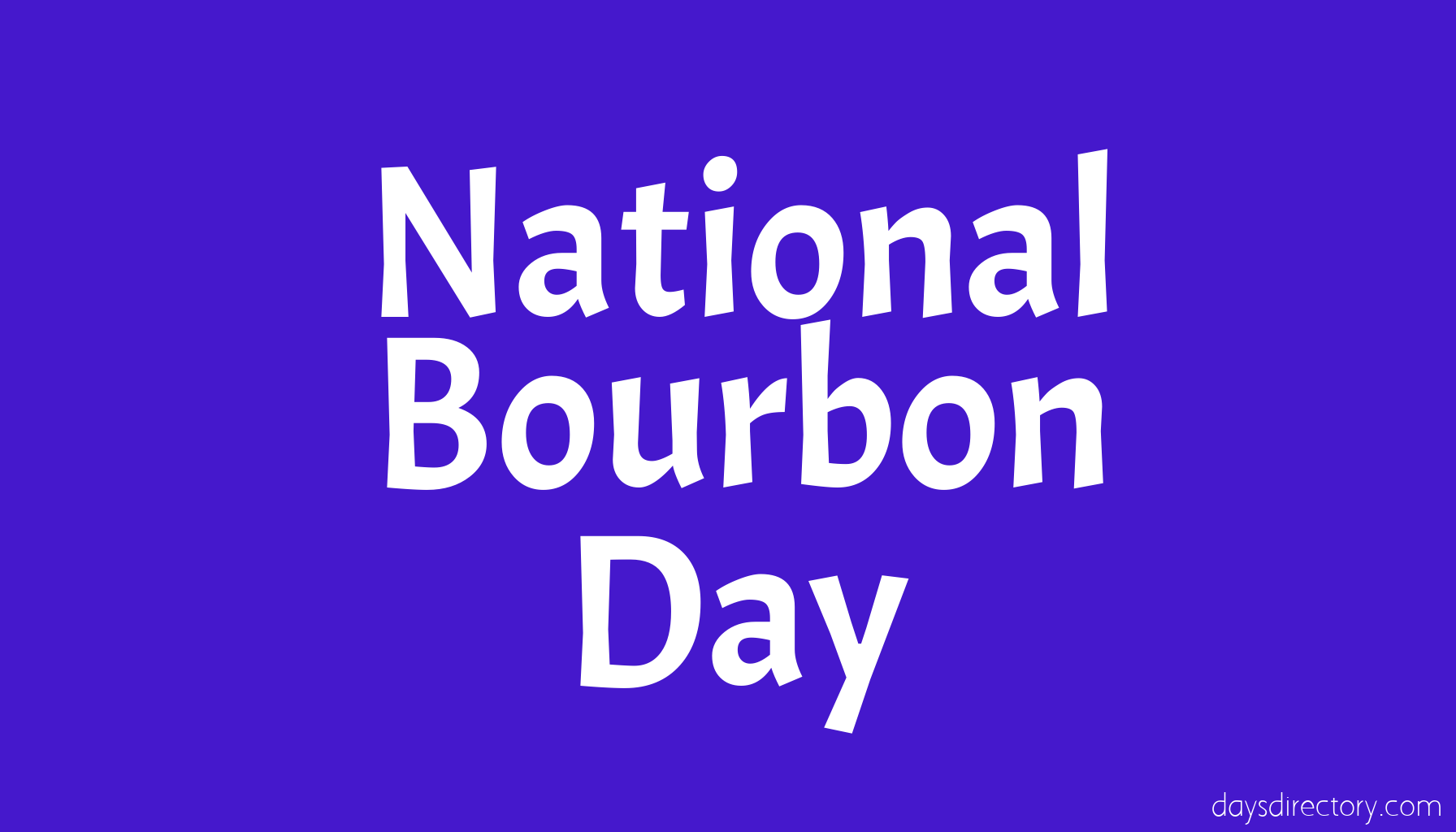National Bourbon Day