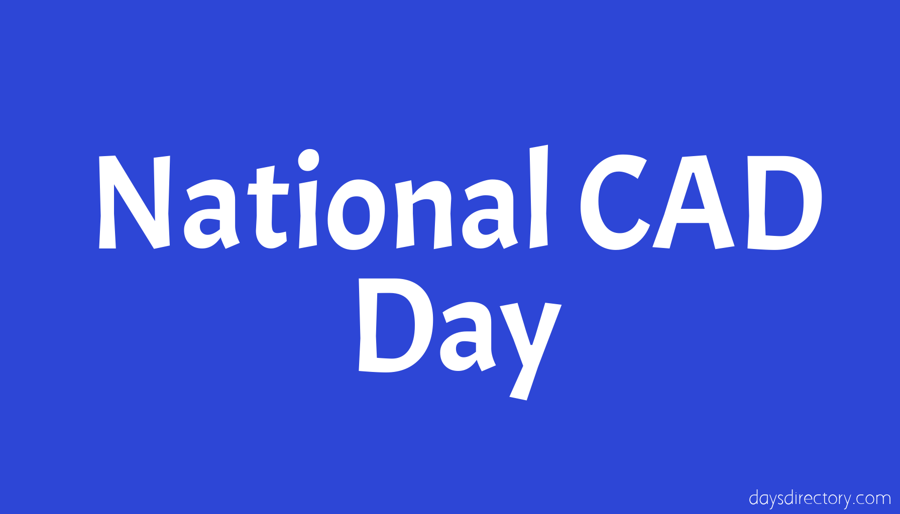 National CAD Day