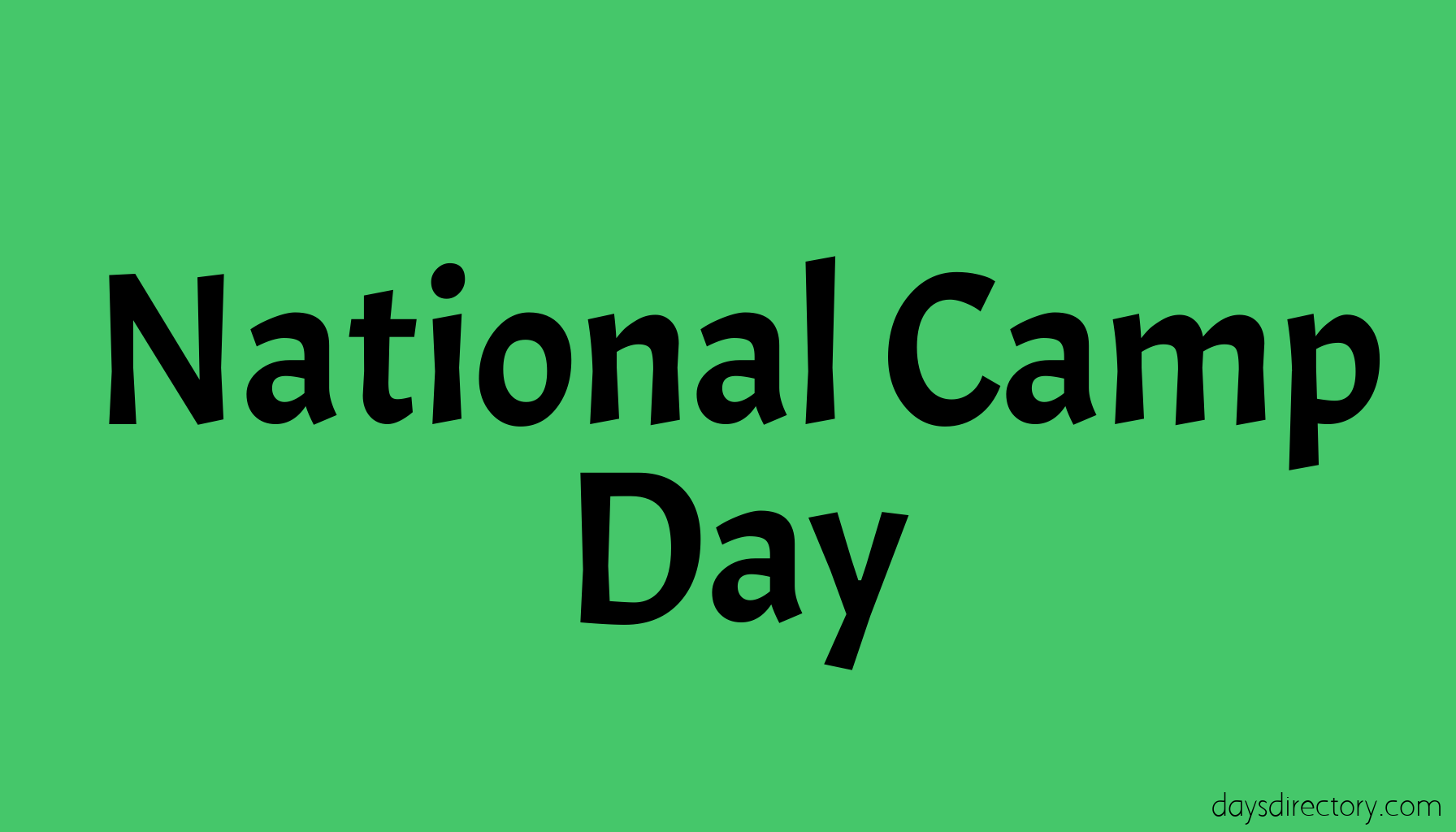 National Camp Day