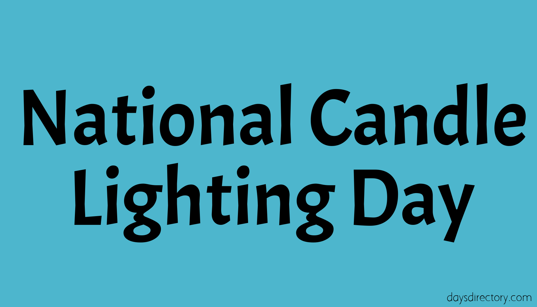 National Candle Lighting Day
