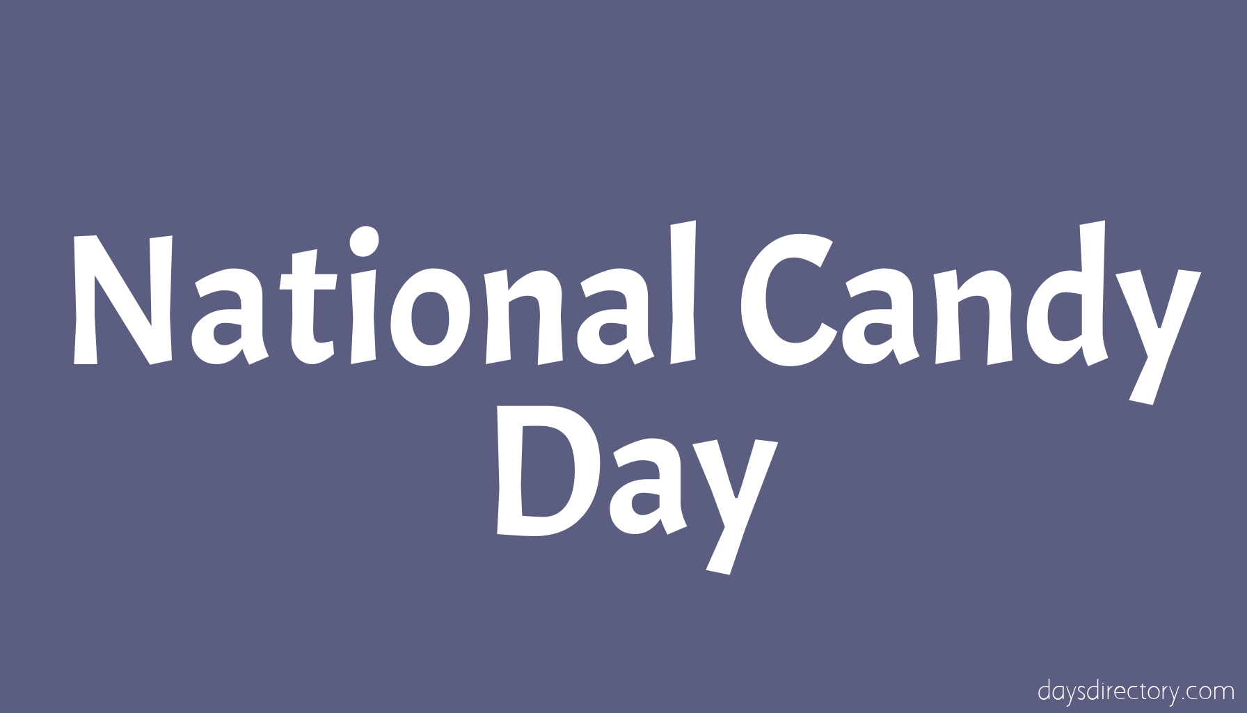 National Candy Day