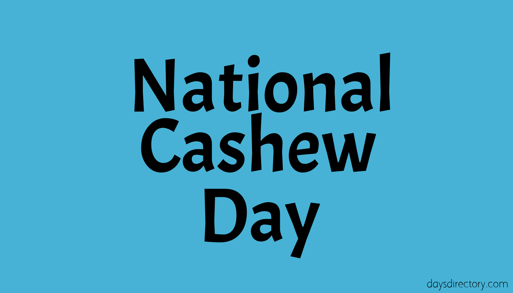 National Cashew Day