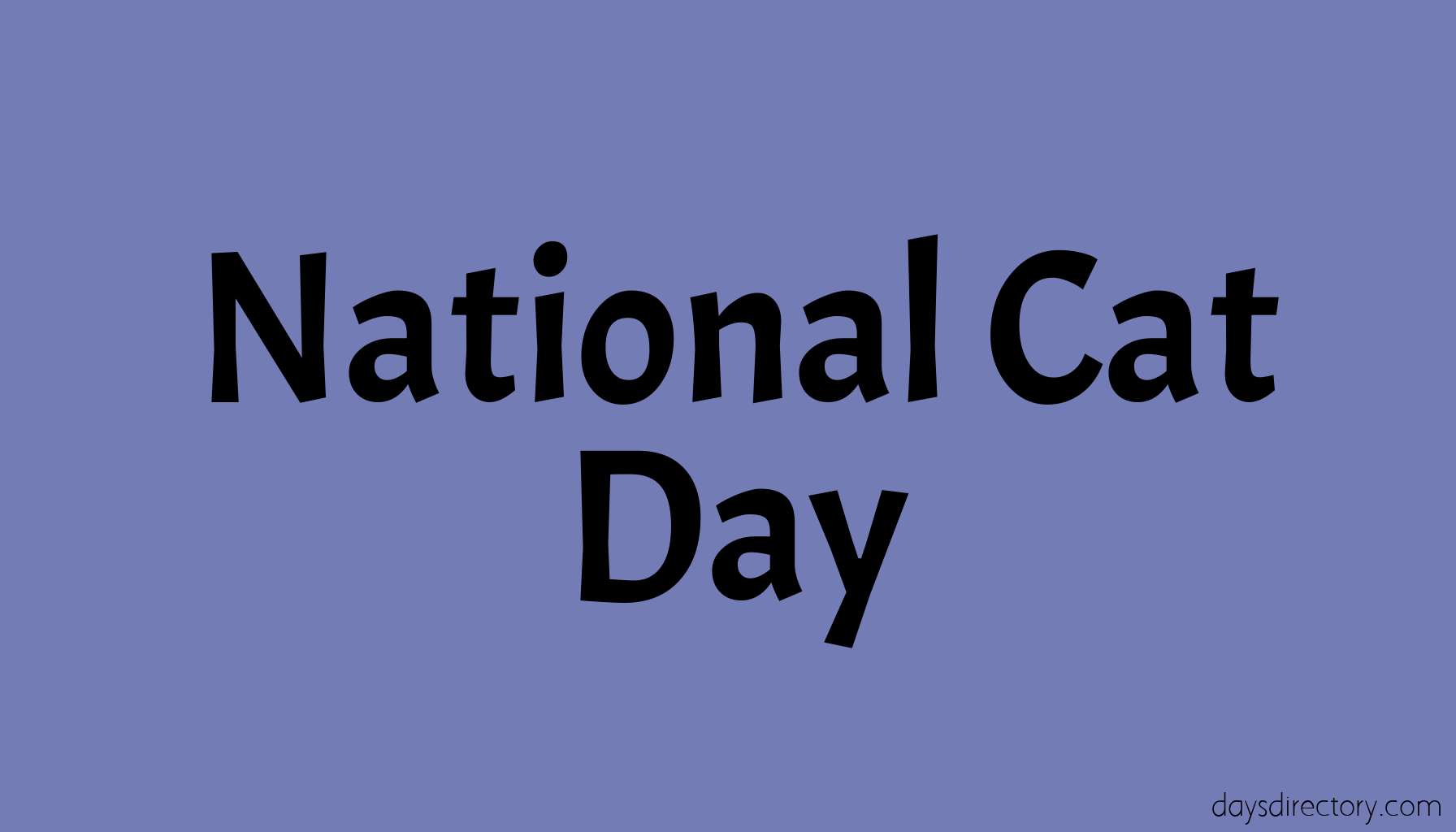 National Cat Day