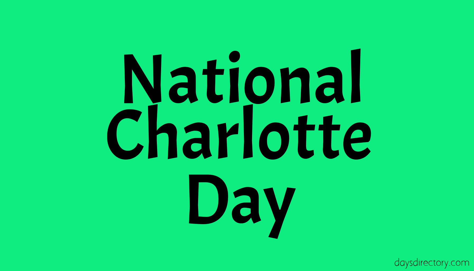 National Charlotte Day