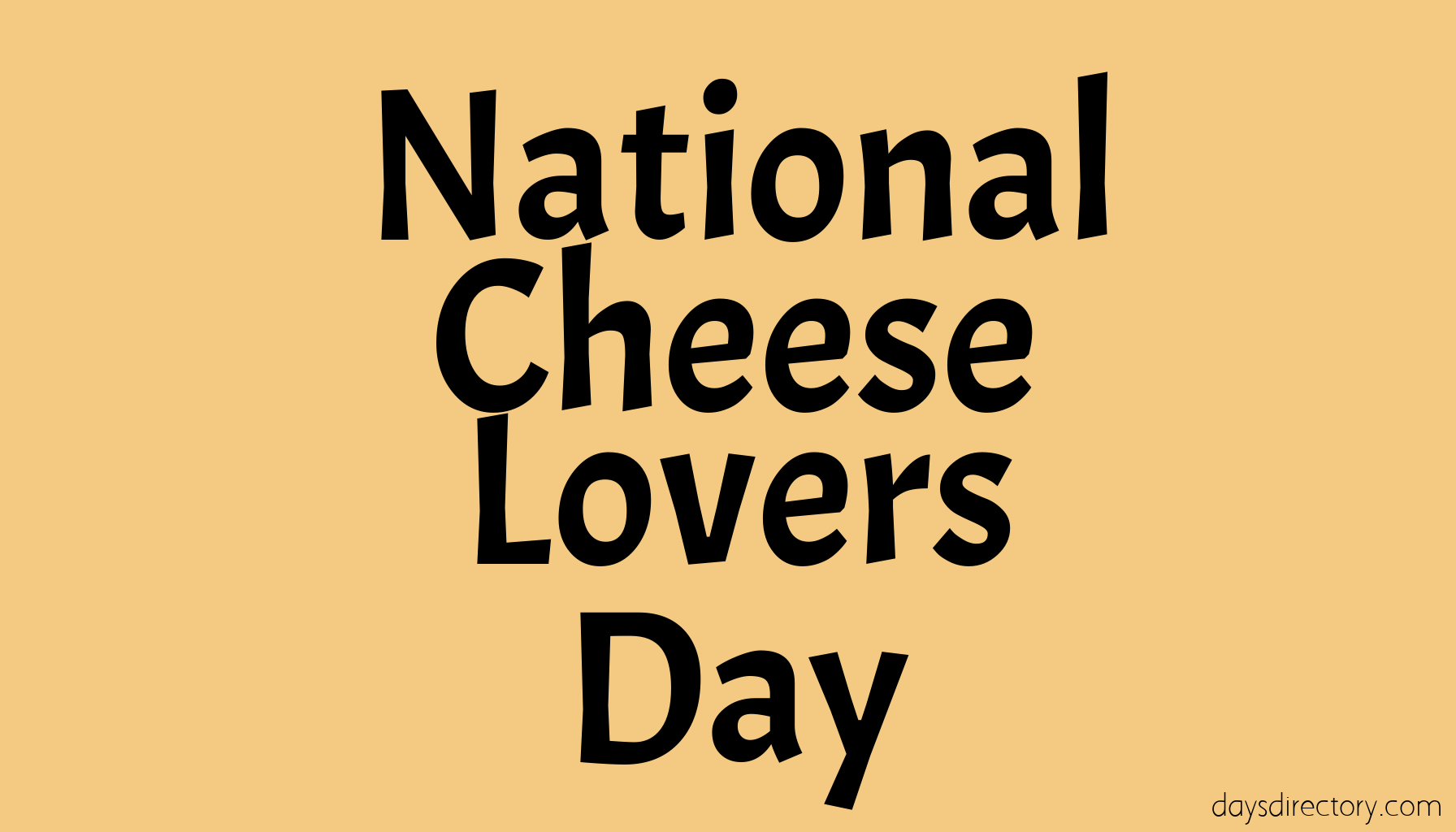 National Cheese Lovers Day