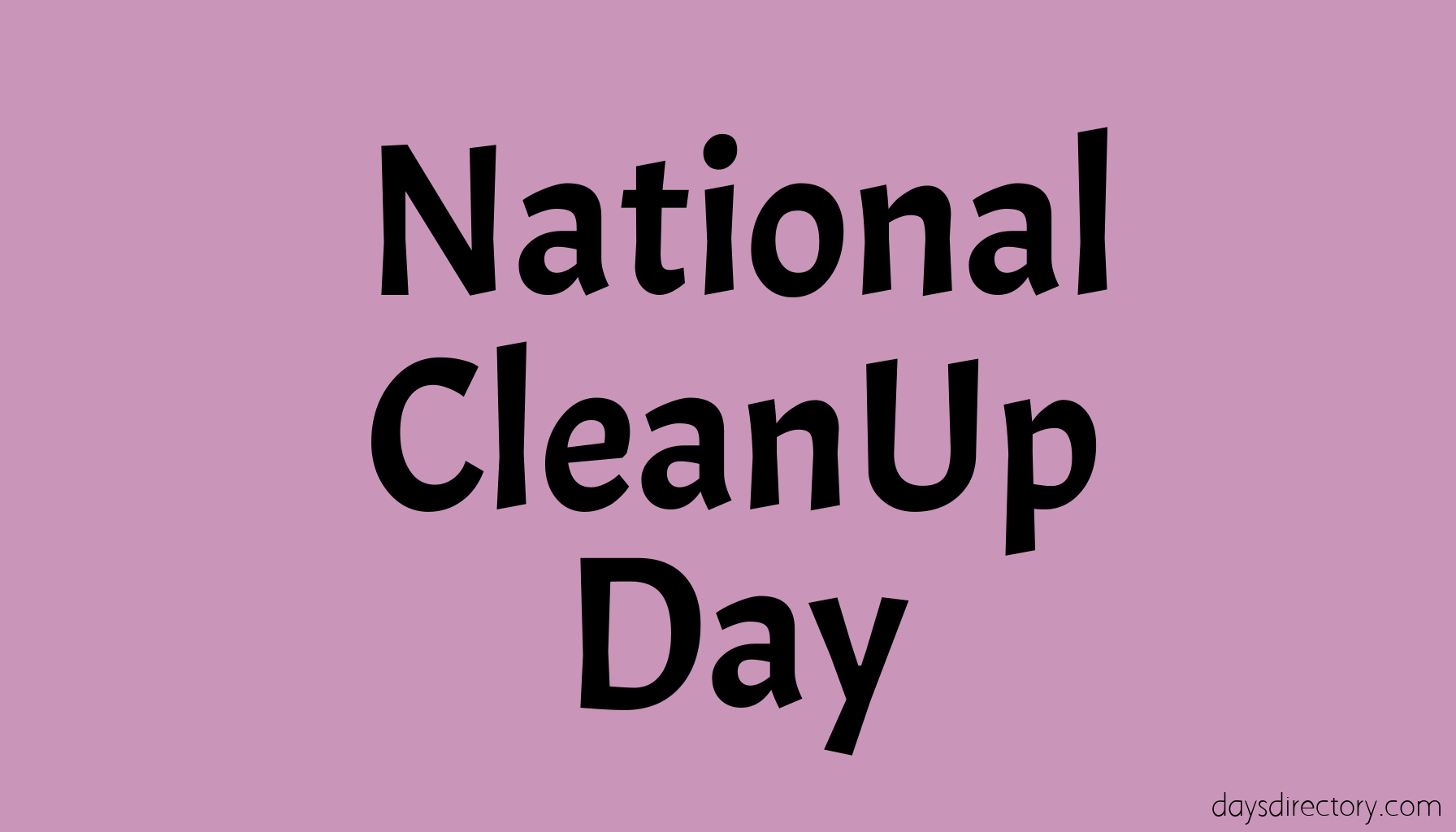 National CleanUp Day