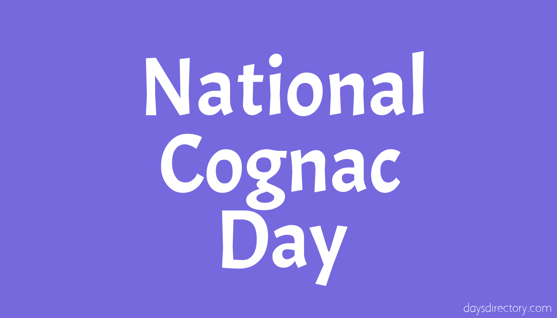 National Cognac Day